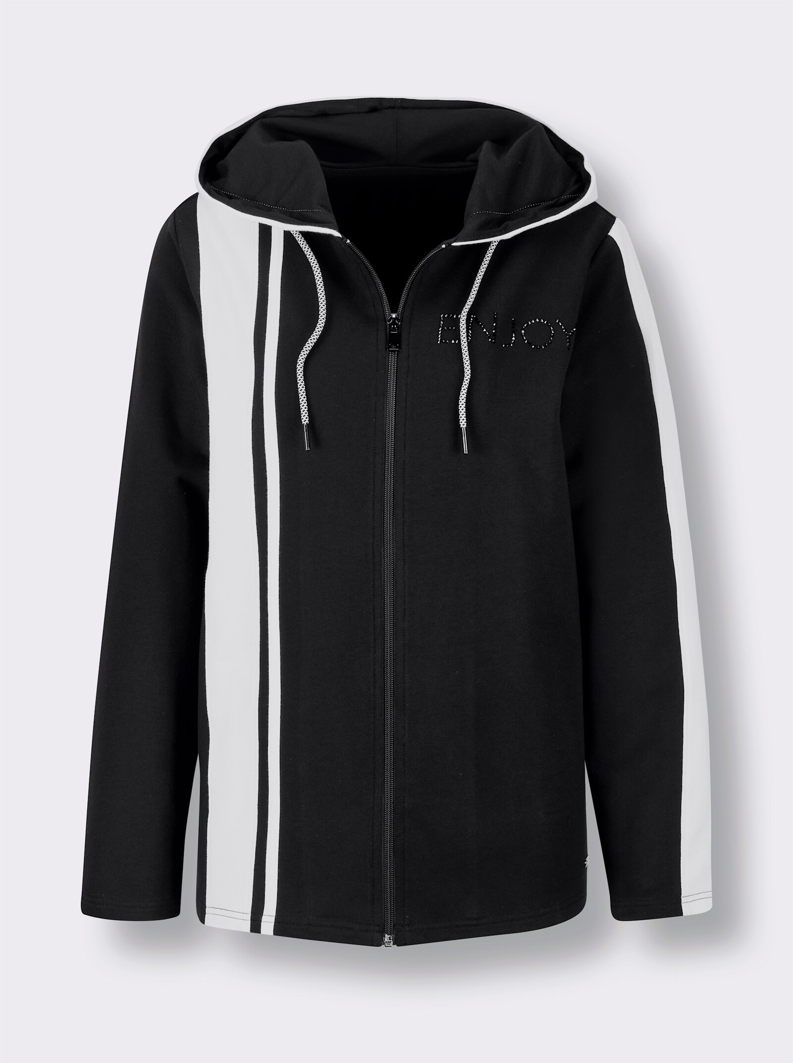 feel good Jacke - schwarz-ecru