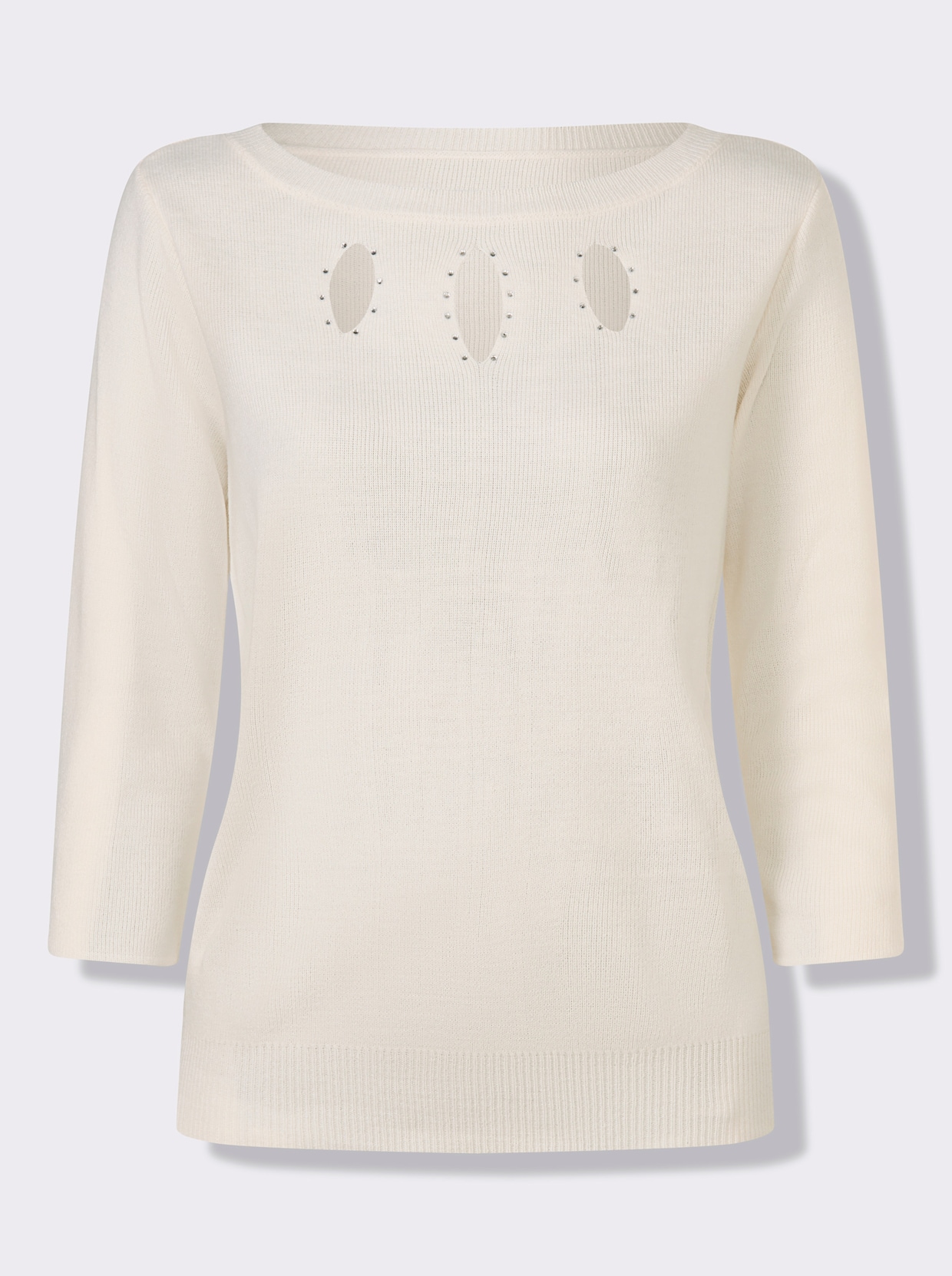 3/4 Arm-Pullover - ecru