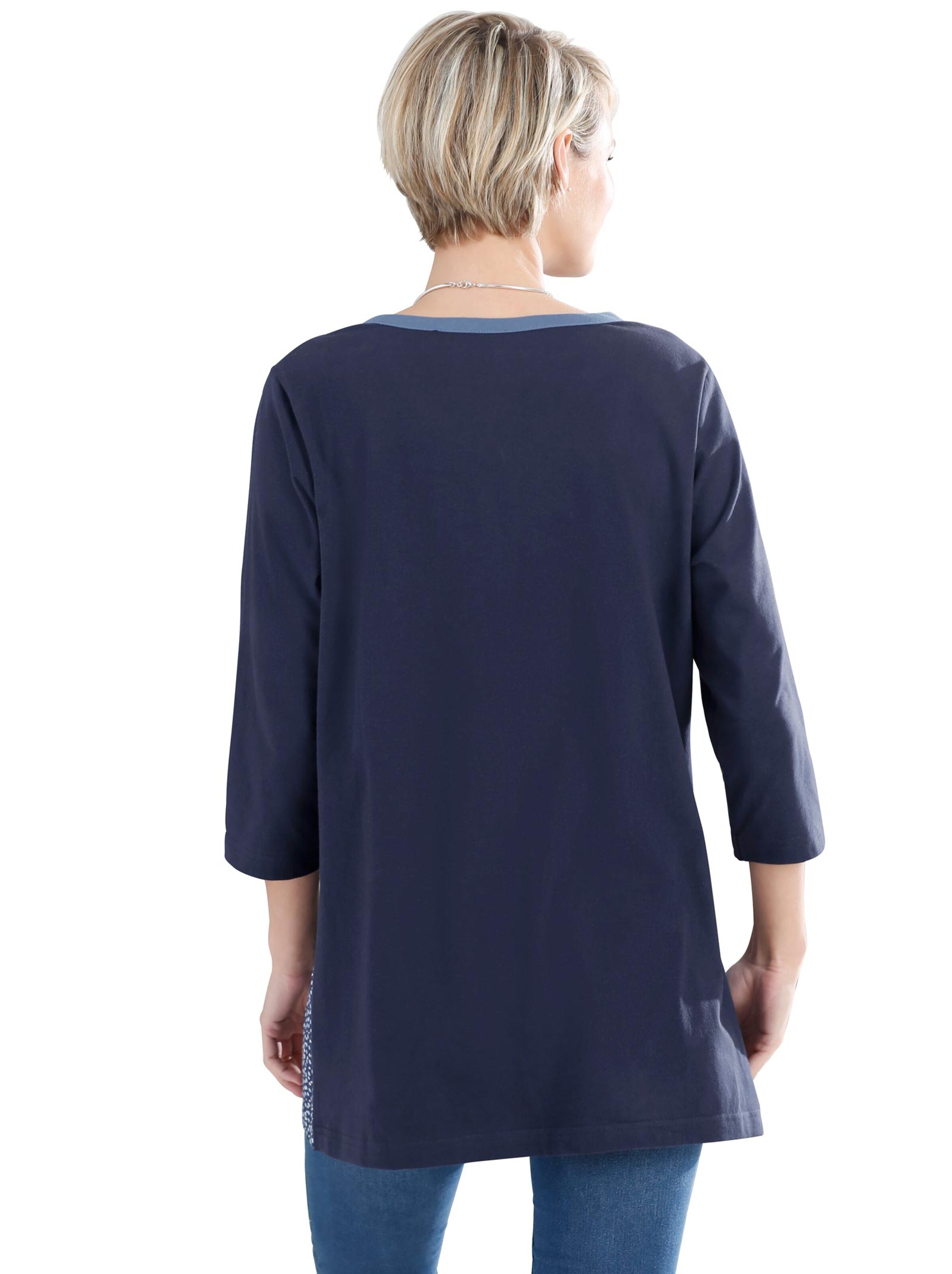 Shirt - blau-gemustert