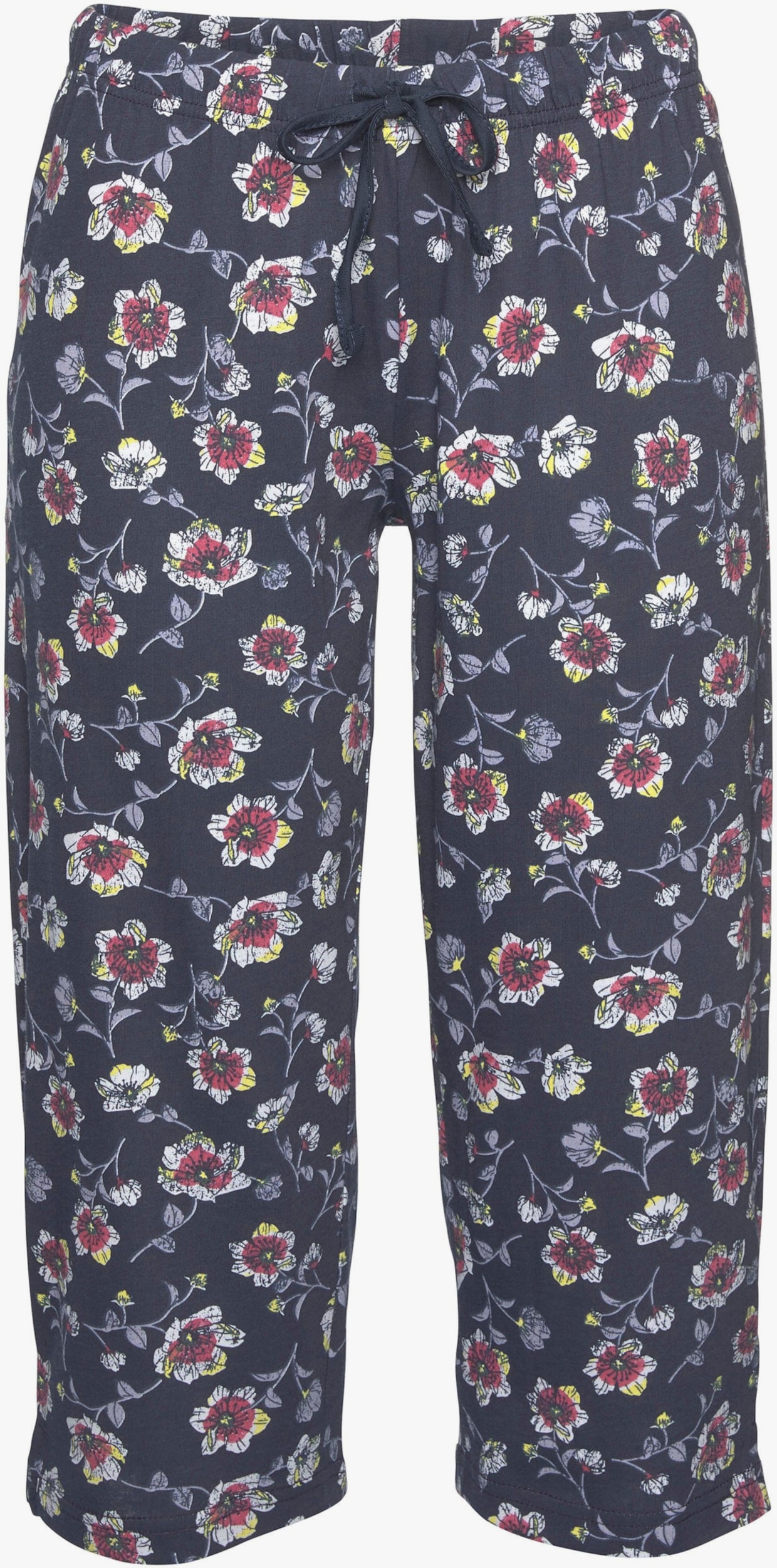 Vivance Dreams Capri-pyjama - donkerblauw gebloemd