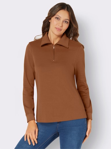 sweatshirt - cognac