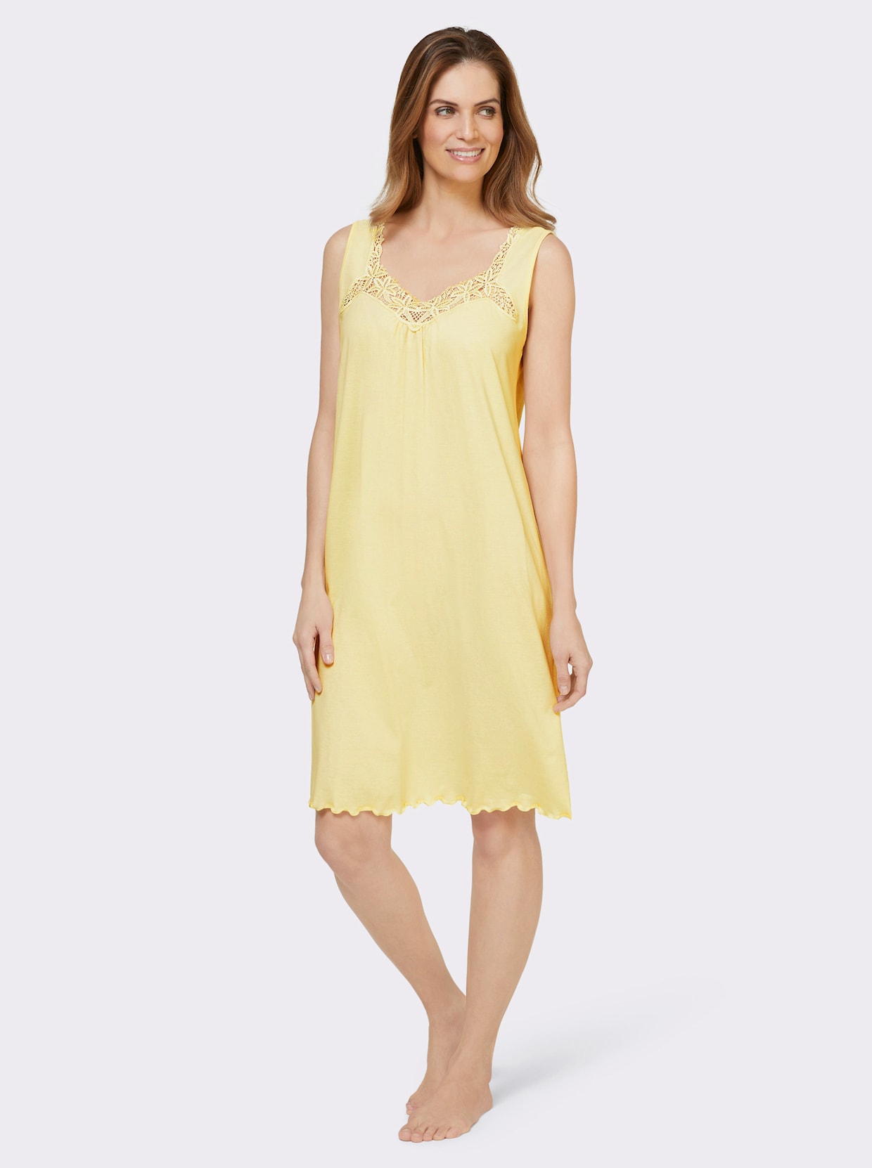 wäschepur Nachthemd - gelb