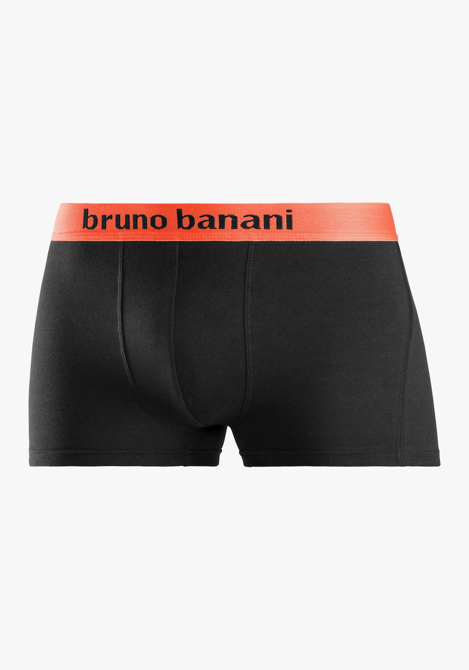 Bruno Banani Boxer - schwarz-orange, schwarz-türkis, schwarz-gelb, schwarz-lila