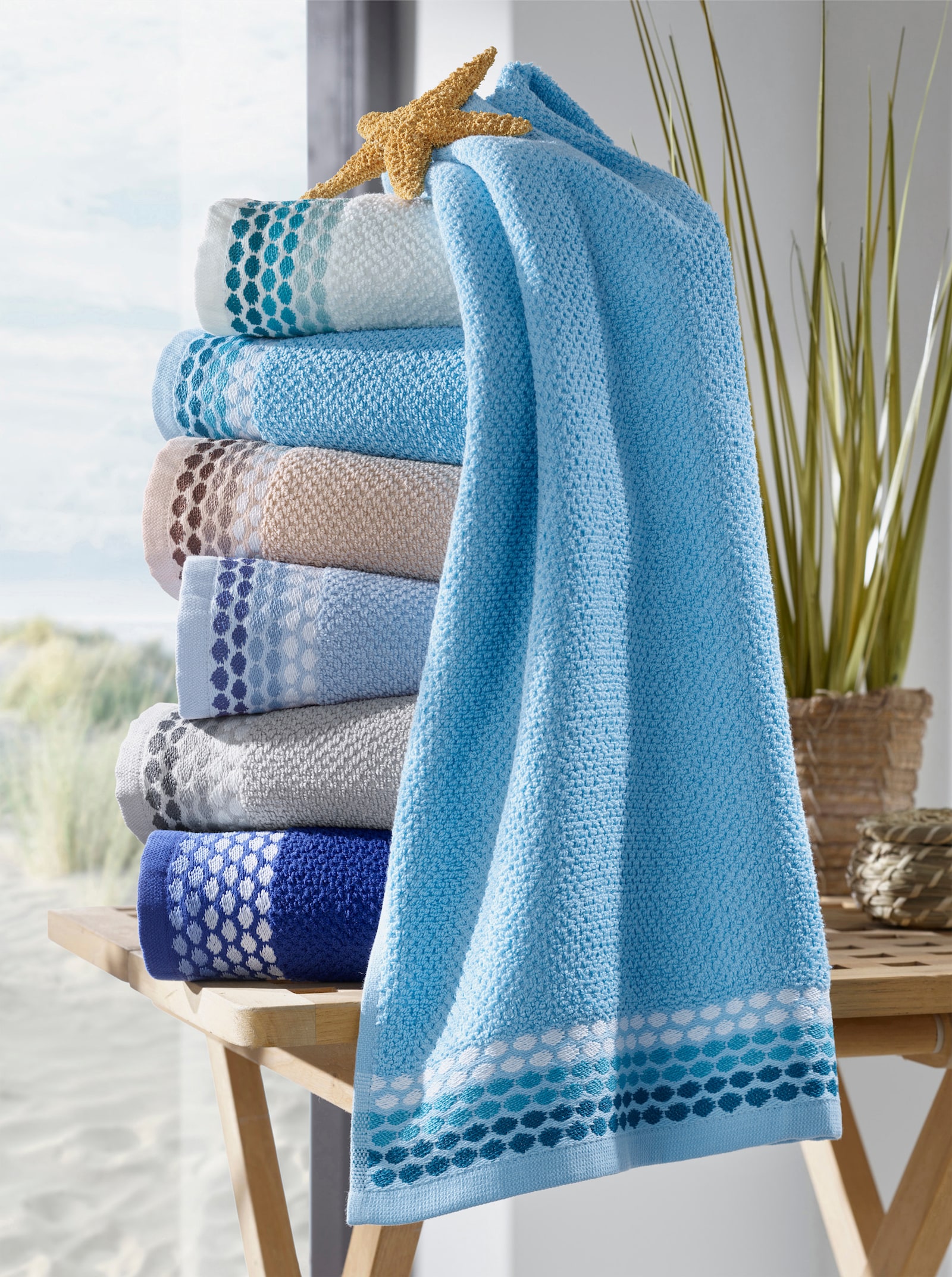 wäschepur Handtuch - royalblau