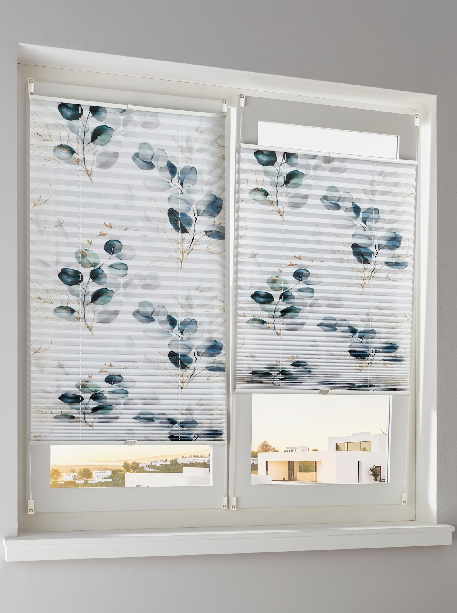 heine home Plisséjaloezie - wit geprint