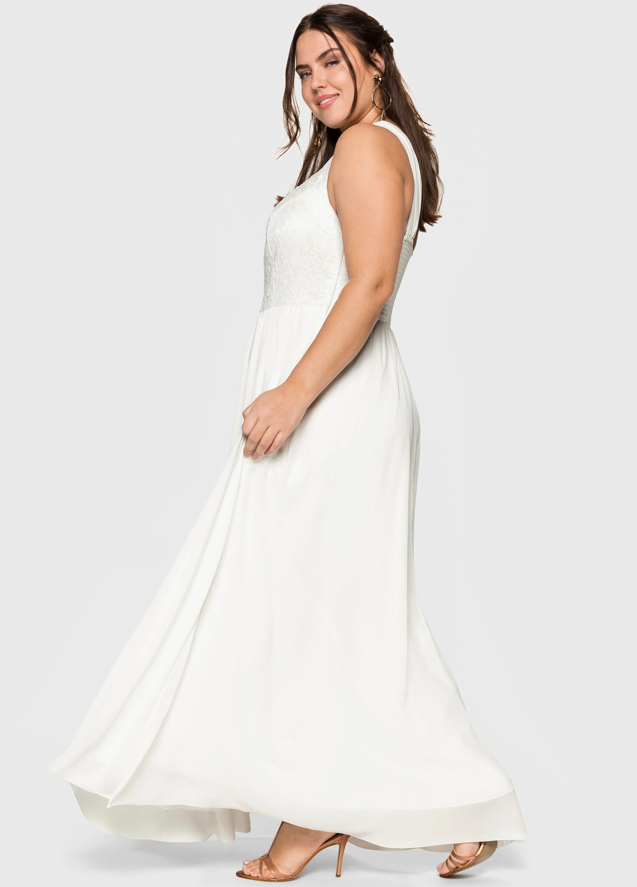sheego Trouwjurk - offwhite