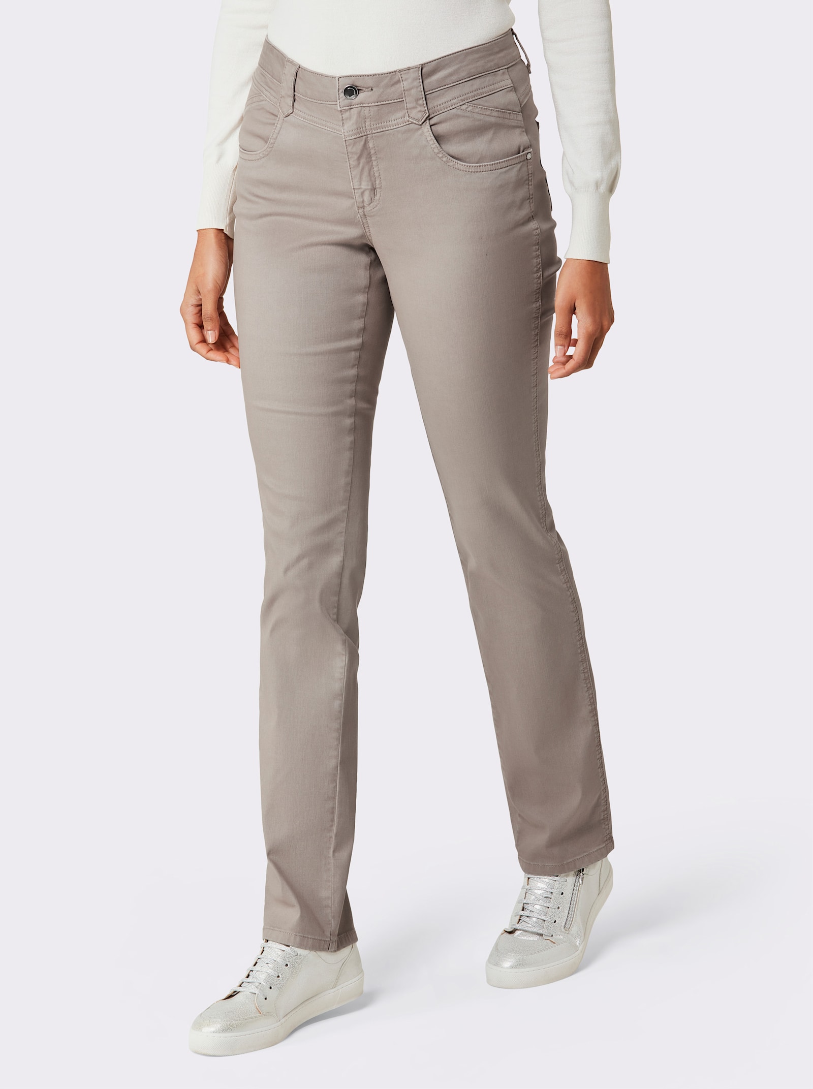 CREATION L PREMIUM Jeans in 4-Pocket-Form - sesam