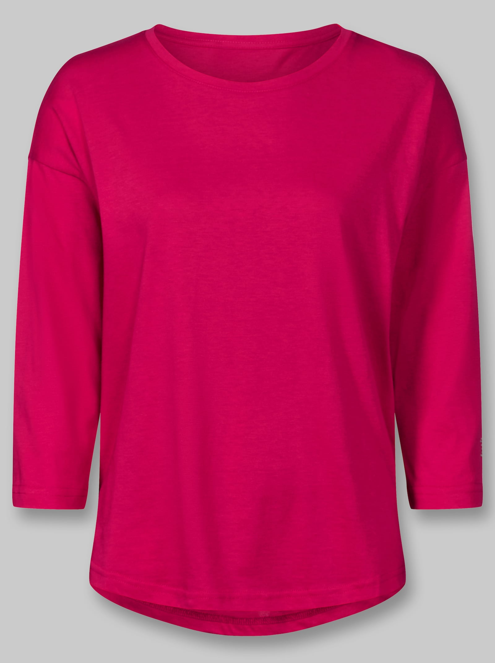 heine 3/4-Arm-Shirt mit Glitzersteinchen - pink