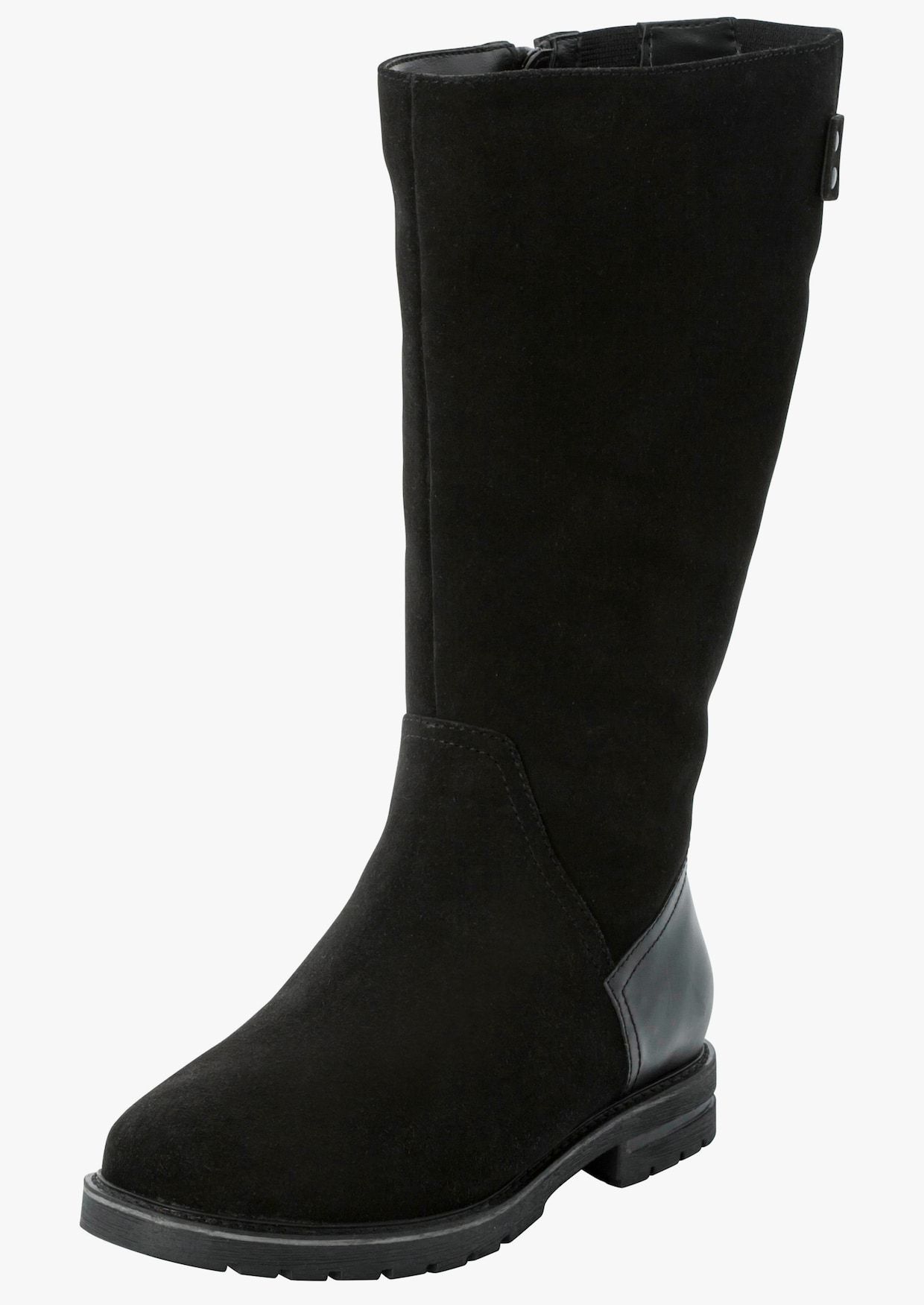 sheego Weitschaftstiefel - schwarz
