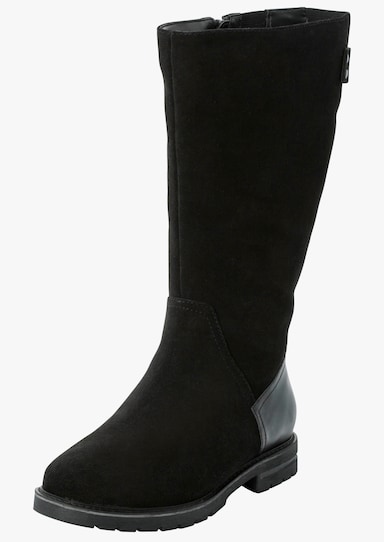 sheego Weitschaftstiefel - schwarz