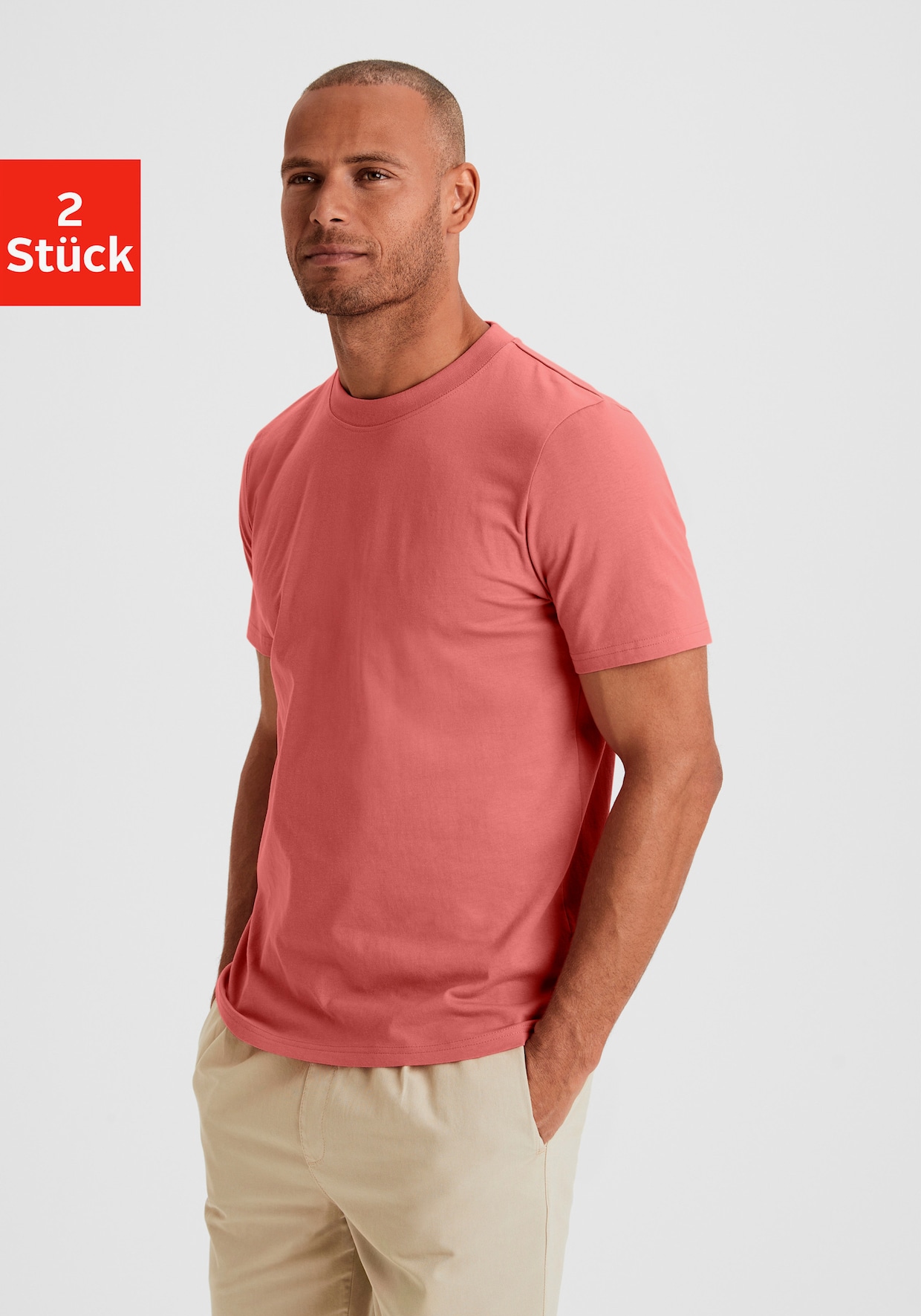 KangaROOS T-Shirt - koralle / gelb