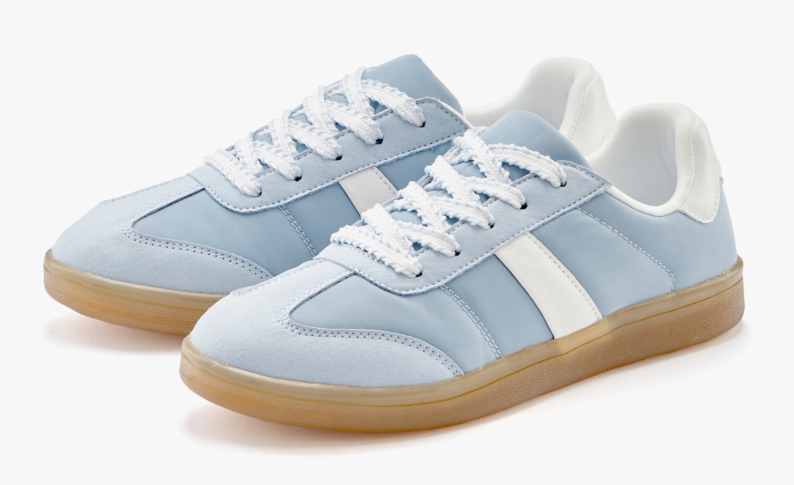 LASCANA Sneaker - lichtblauw/wit
