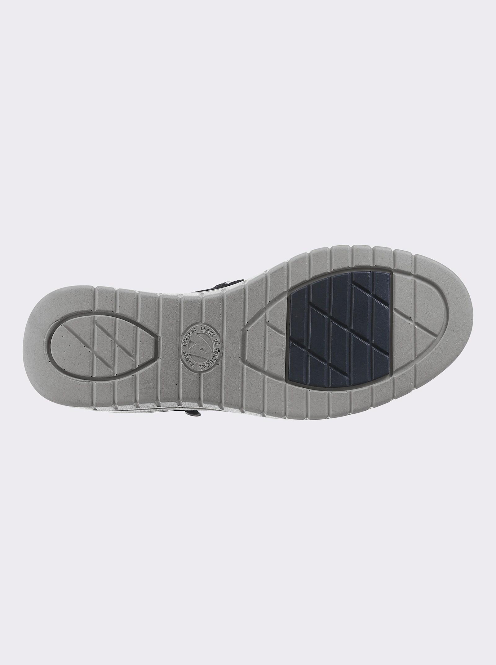 airsoft modern+ Stiefelette mit Veloursleder - marine