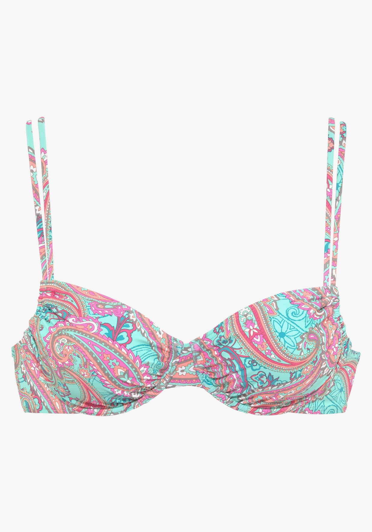 Venice Beach Beugelbikinitop - mint geprint