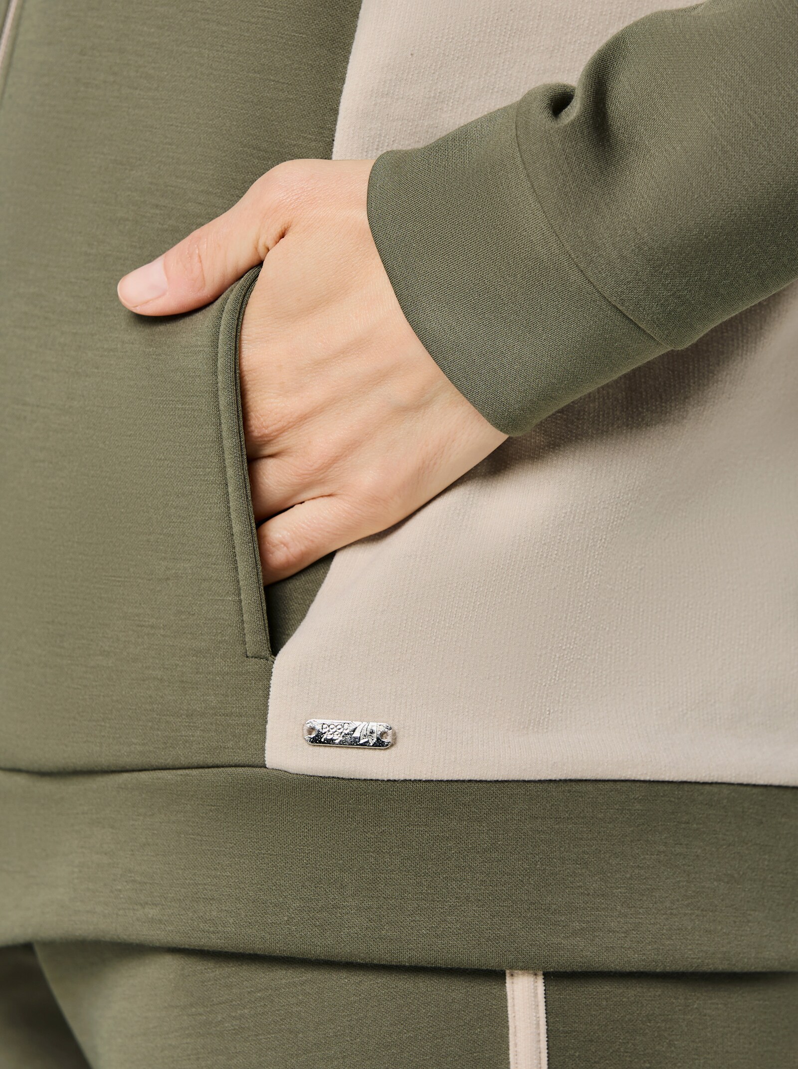 feel good Hausanzug mit Modal - khaki-beige