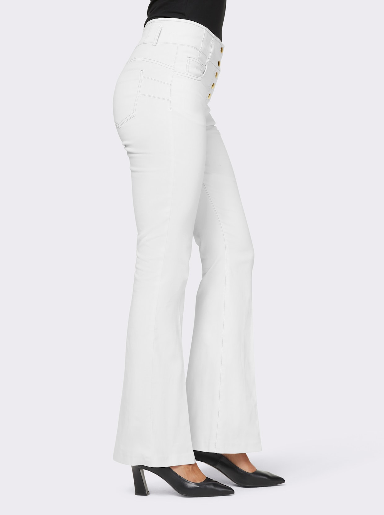 heine Jean bootcut - blanc