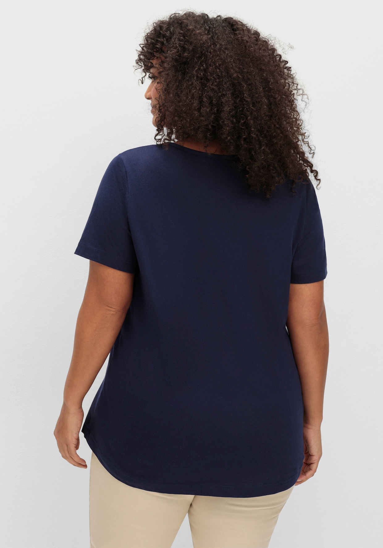 Longshirt im Doppelpack - grasgrün + marine