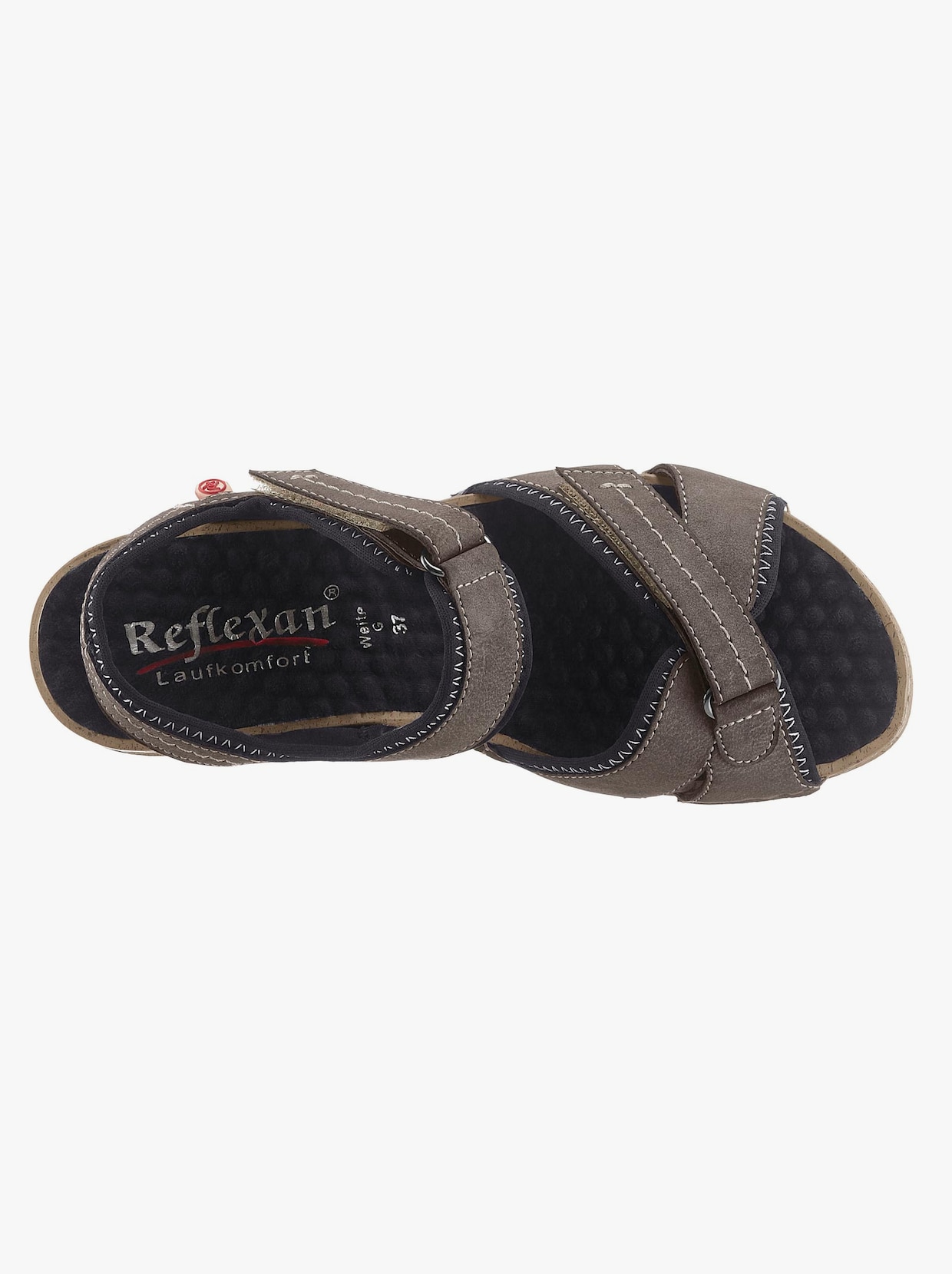 Reflexan sandalen - taupe