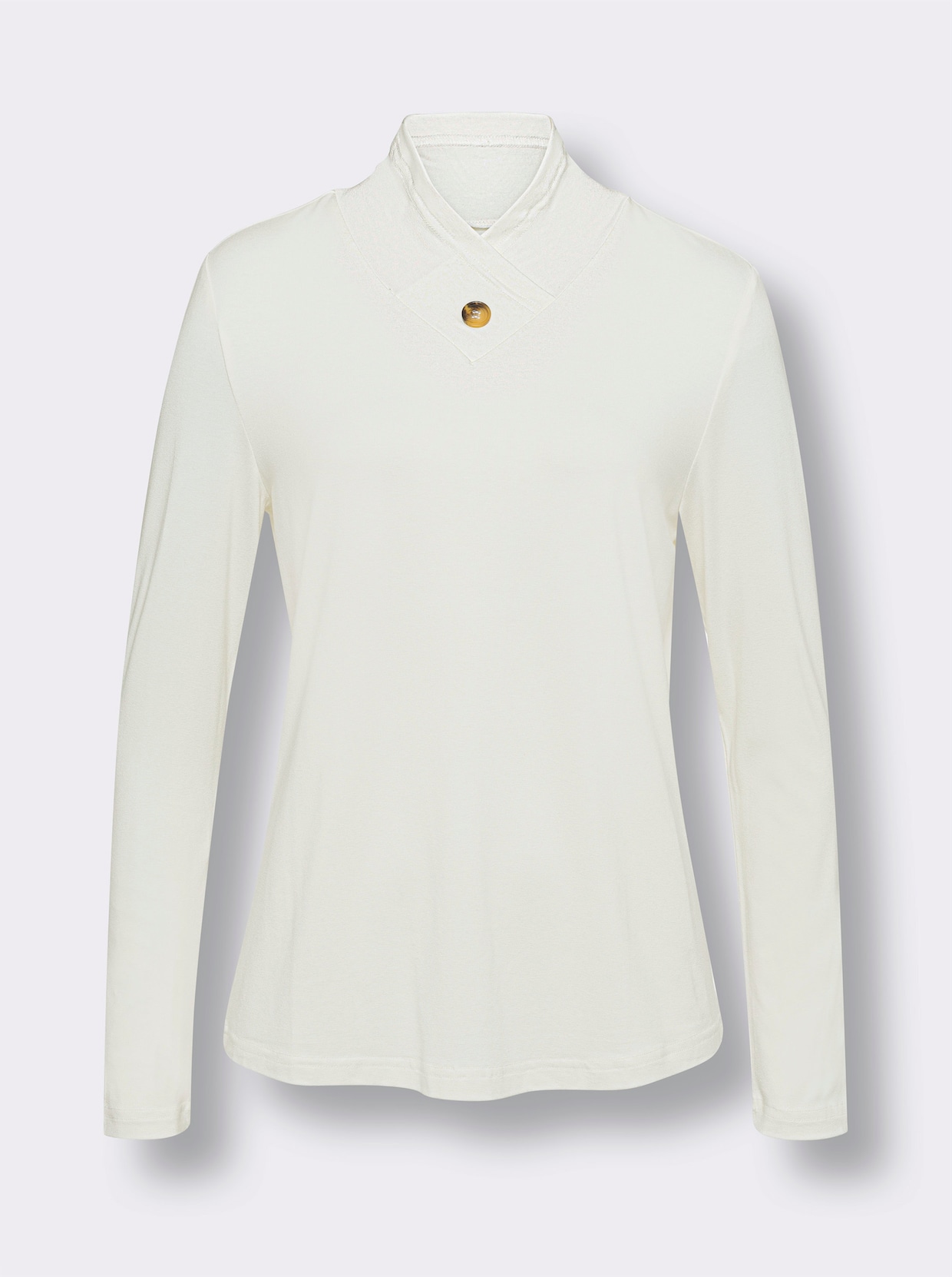 Shirt met lange mouwen - ecru