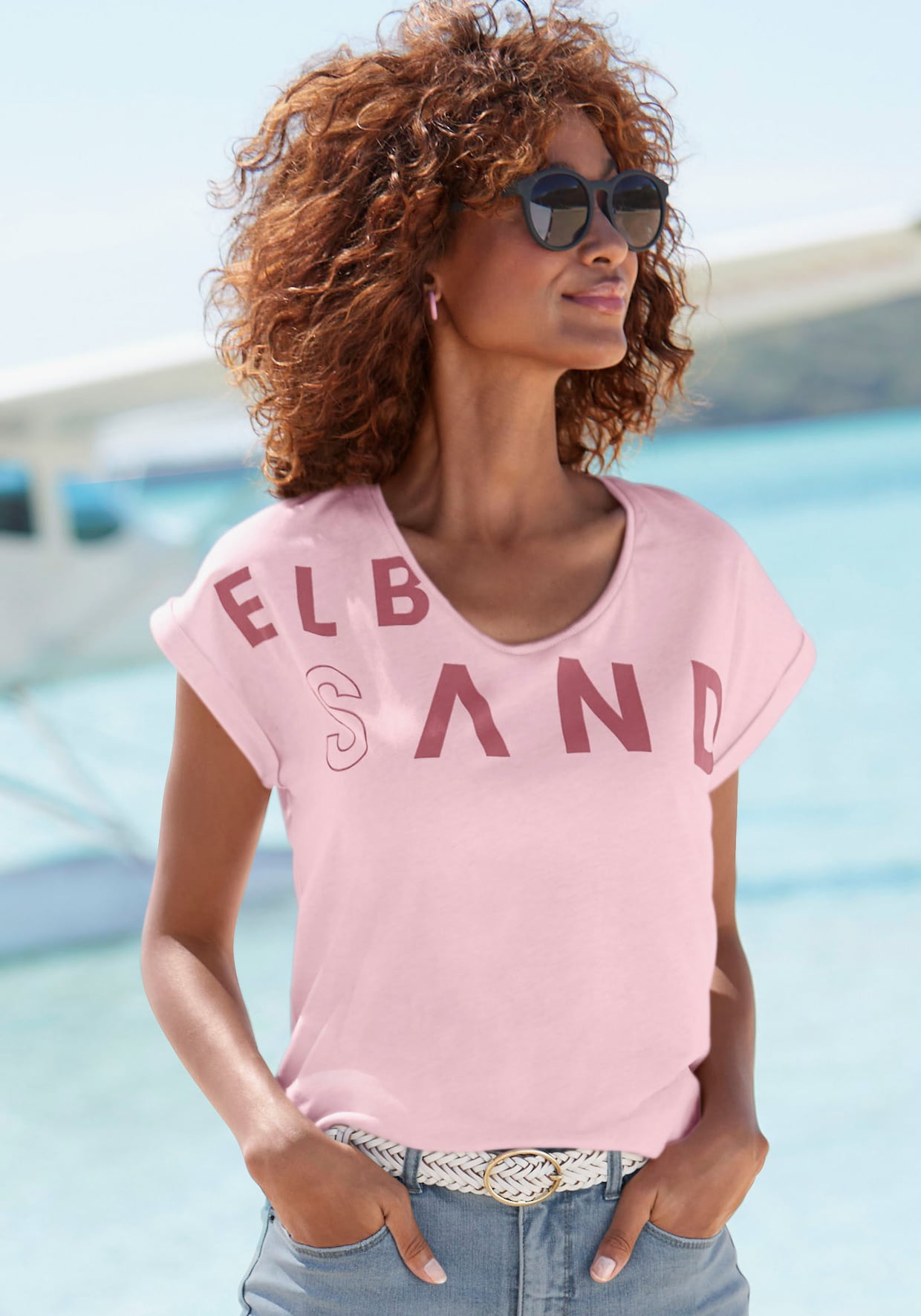 Elbsand T-Shirt - rosa