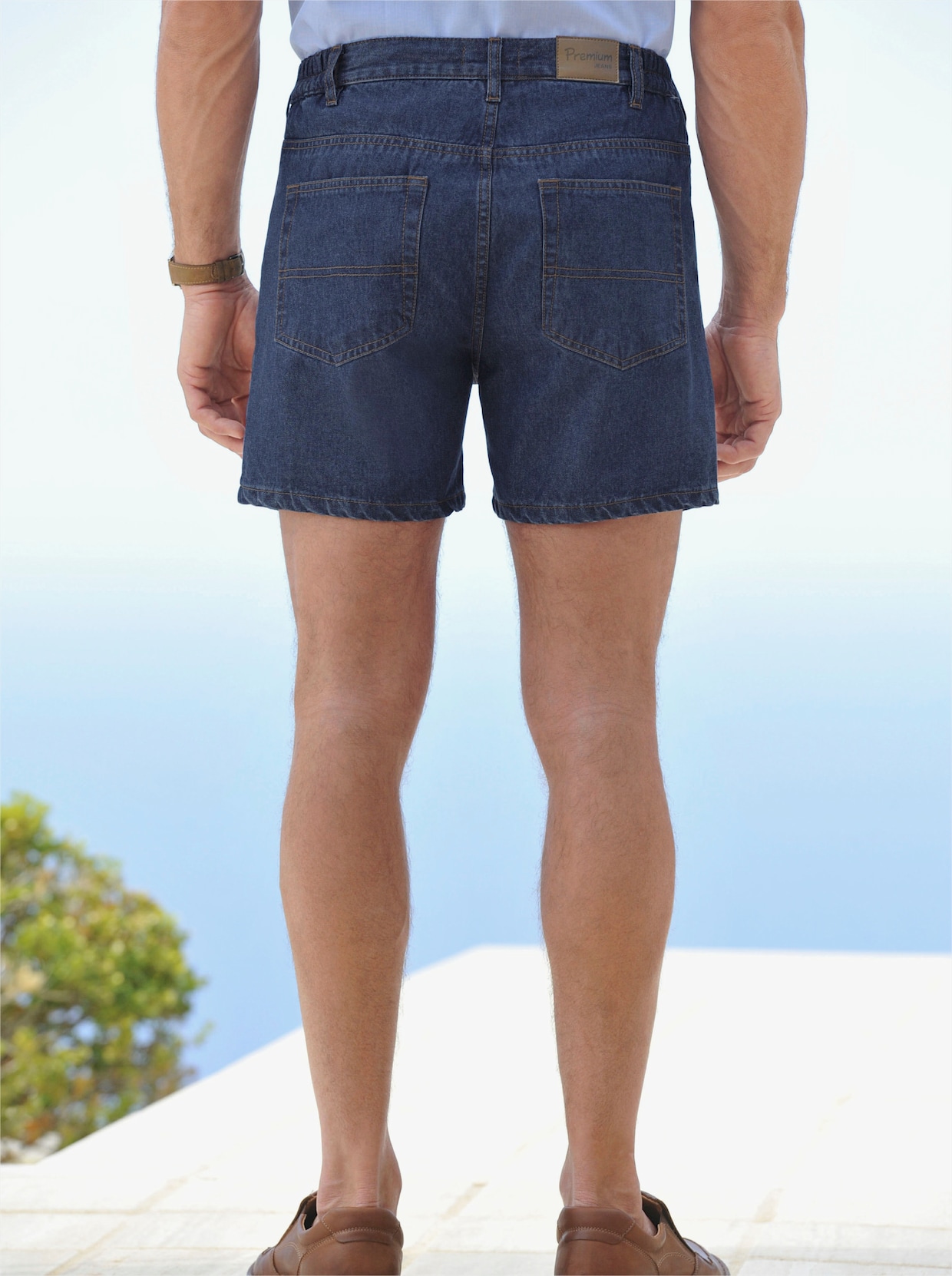 Catamaran Jeans-Shorts - blue-stone-washed