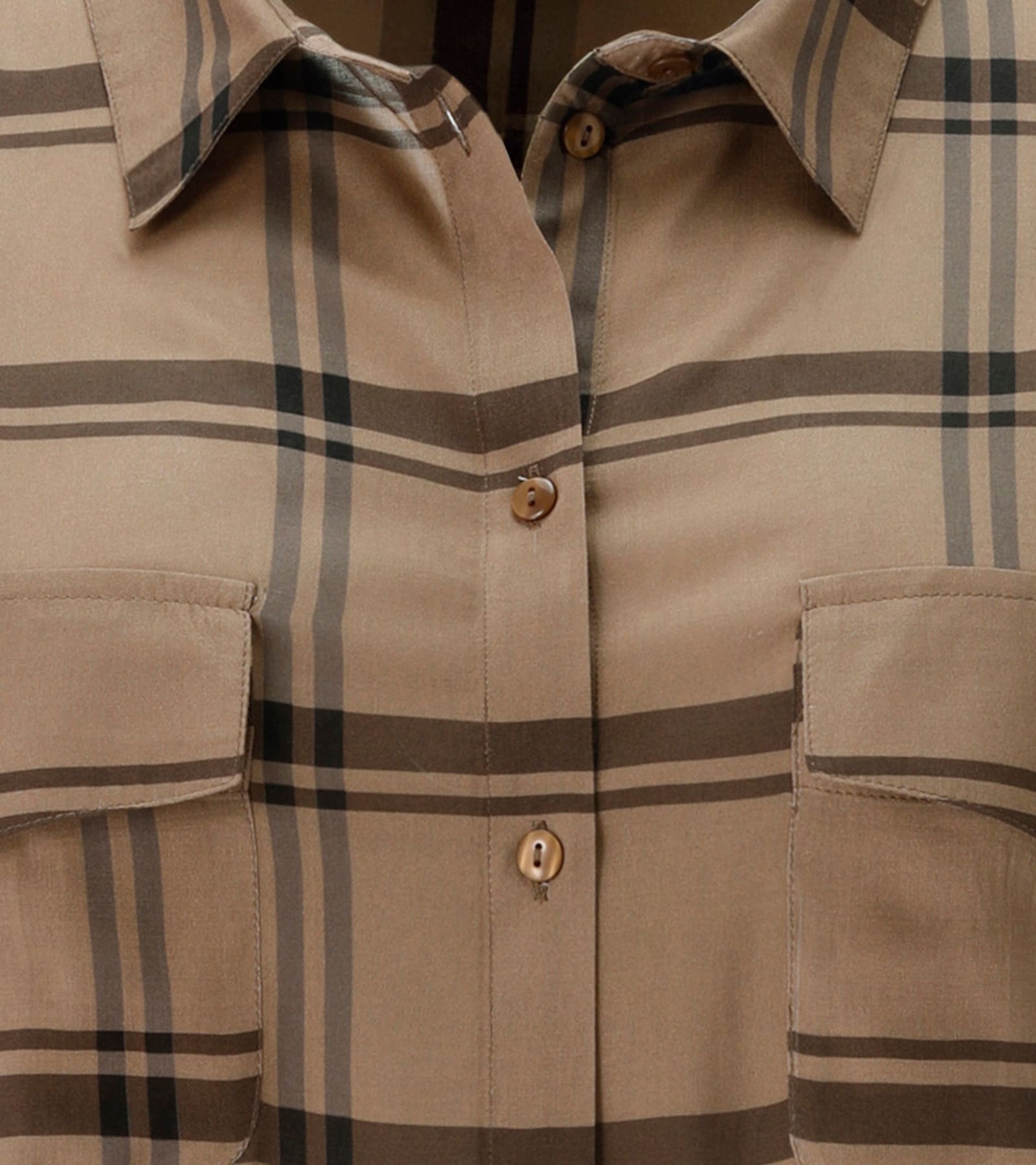 Aniston PLUS Karobluse - beige-kariert