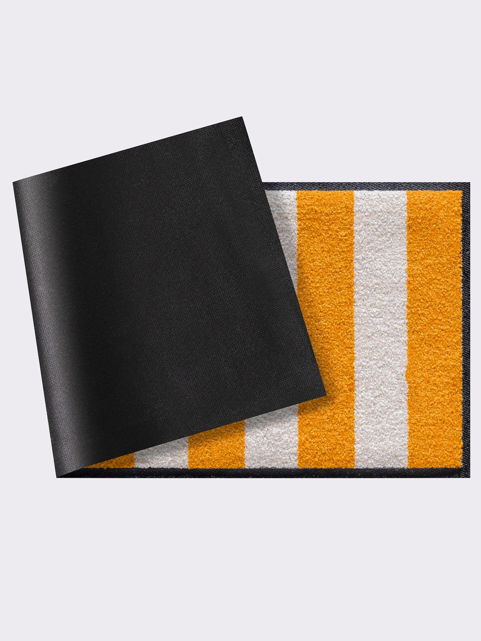 Salonloewe Fußmatte made in Germany - gelb-ecru