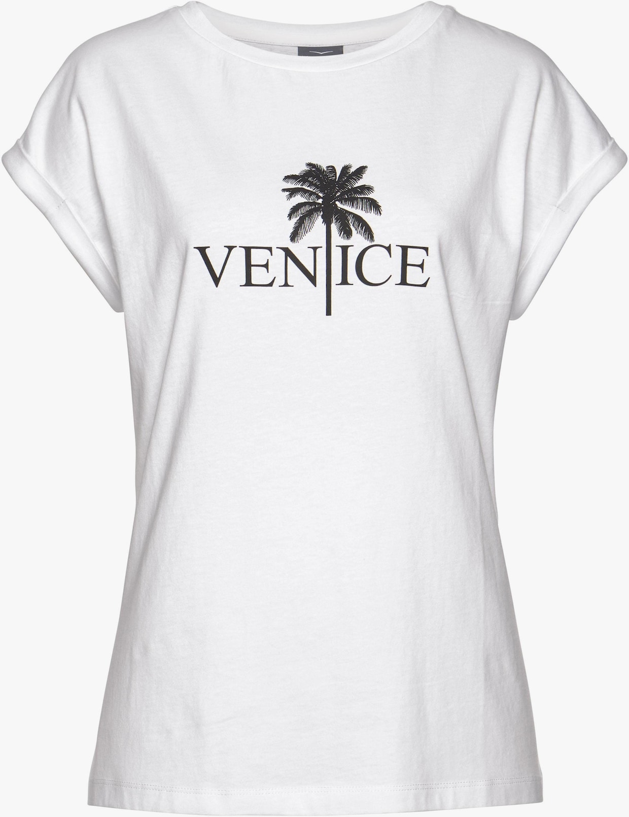 Venice Beach T-shirt à encolure ronde - blanc