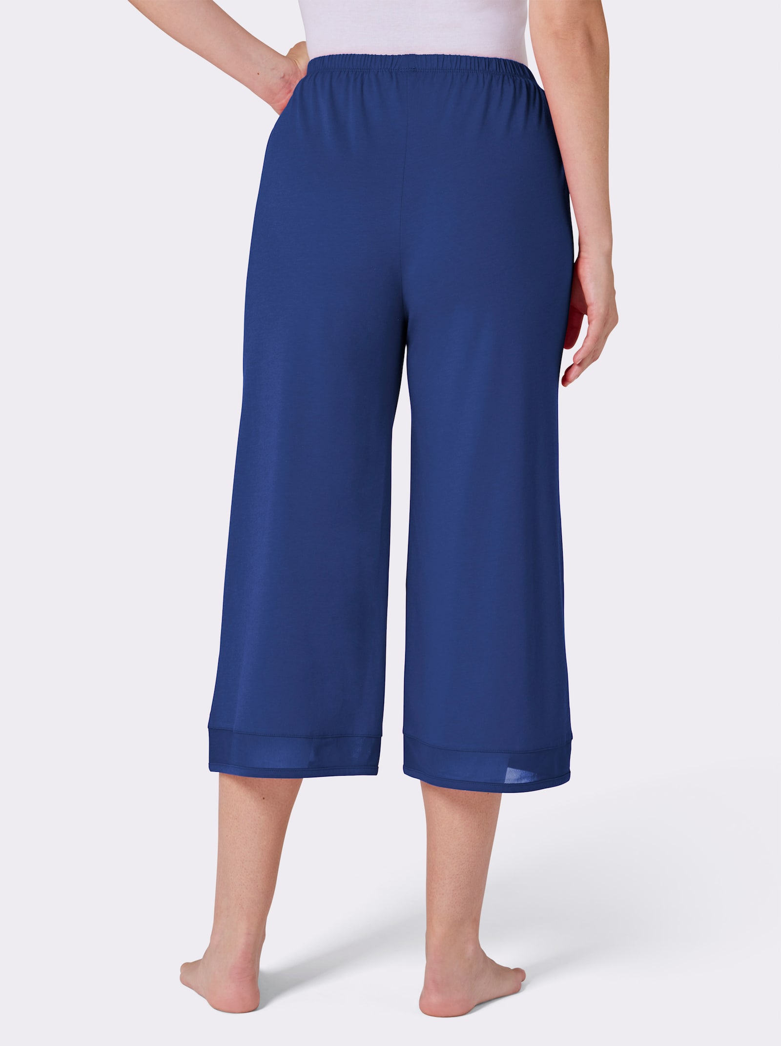 wäschepur 7/8-Hose in weiter Form - royalblau