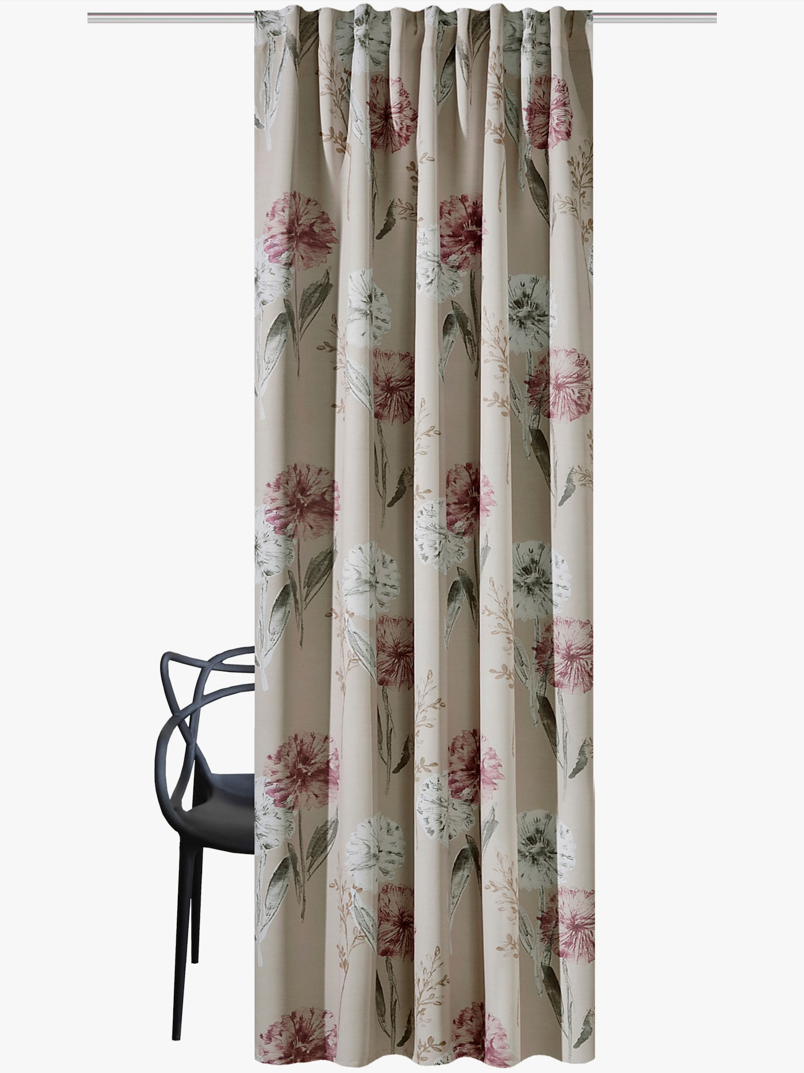 heine home Verdunklungsschal - natur-rosé