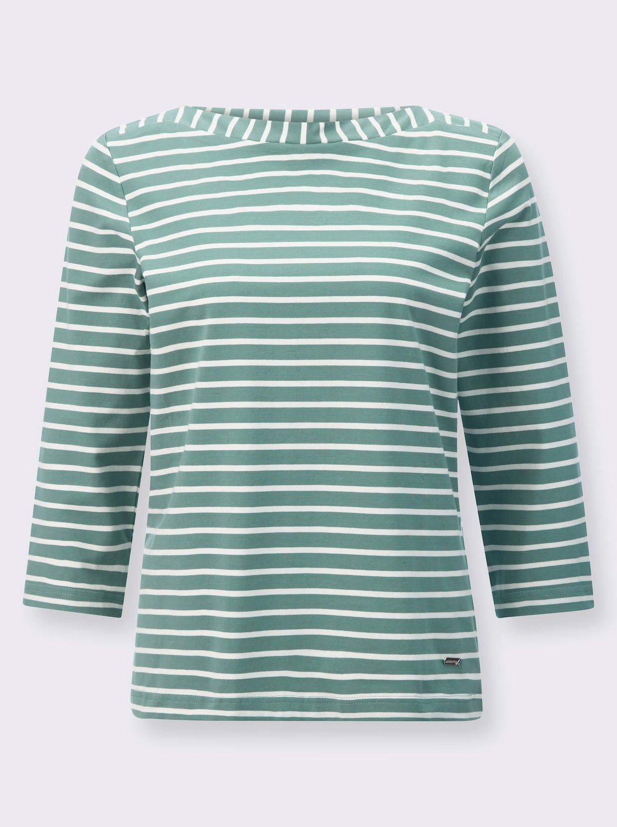 Streepjesshirt - jade