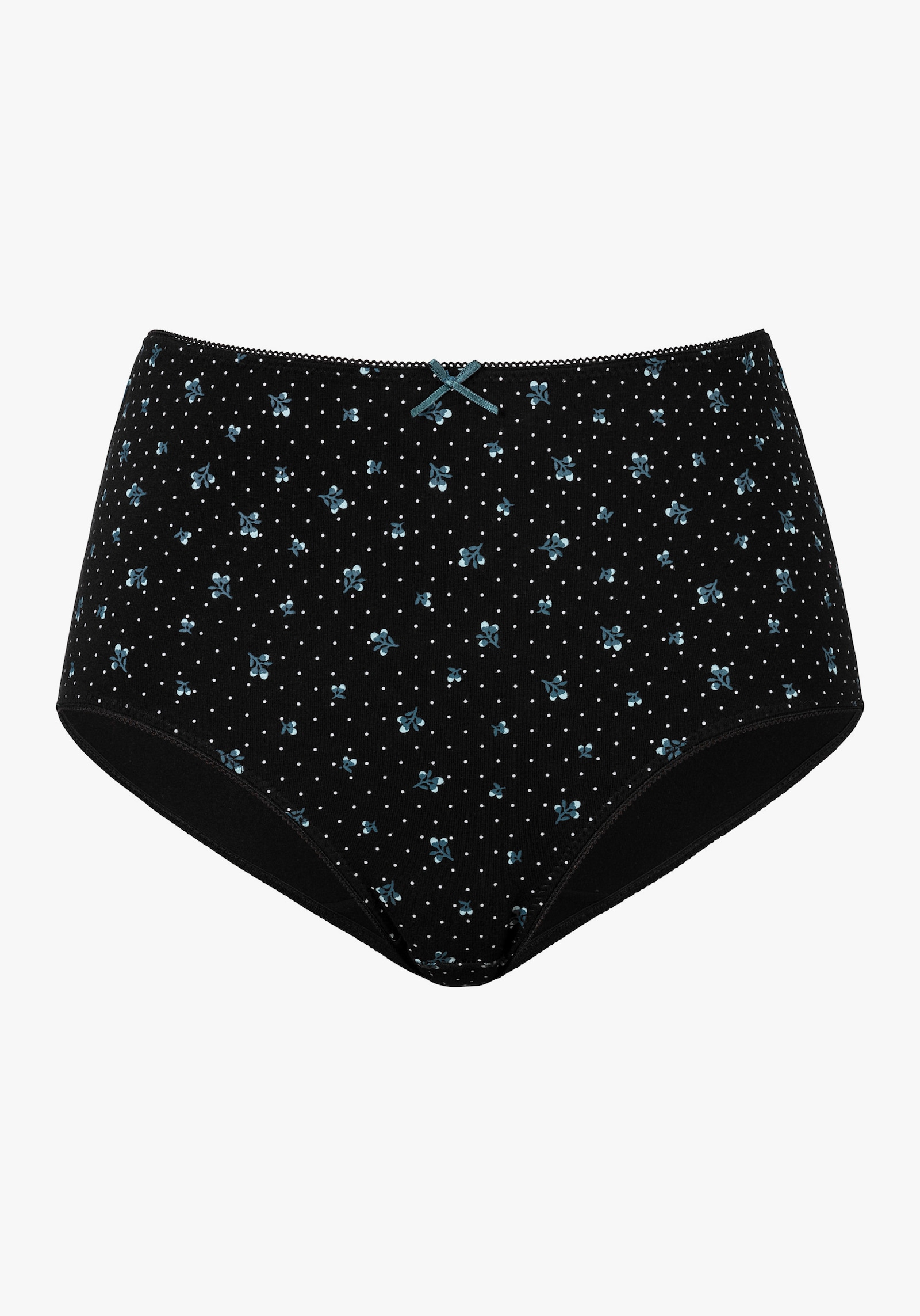 petite fleur Taillenslip - schwarz, petrol