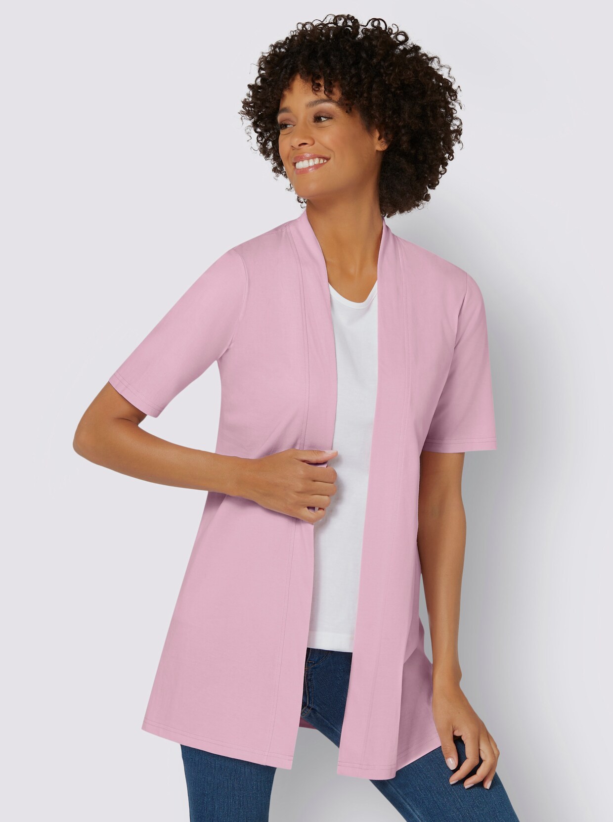 Shirtjacke - rosé