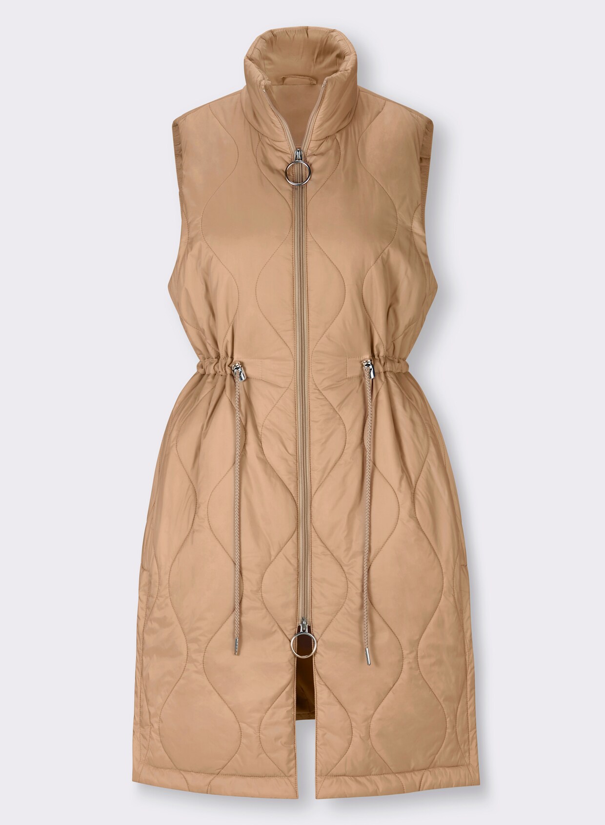 heine Lang vest - camel