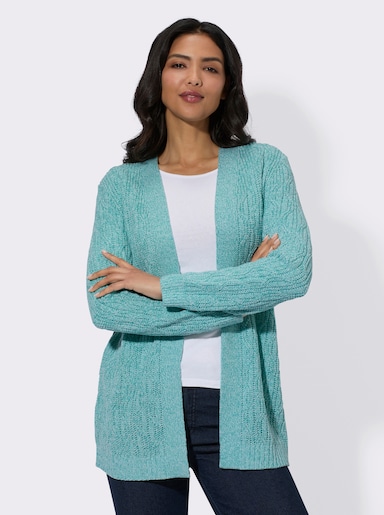 Strickjacke - ozean-meliert