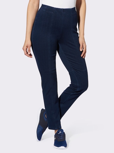 Cosma Jeans mit innenliegendem Dehnbund - blue-stone-washed