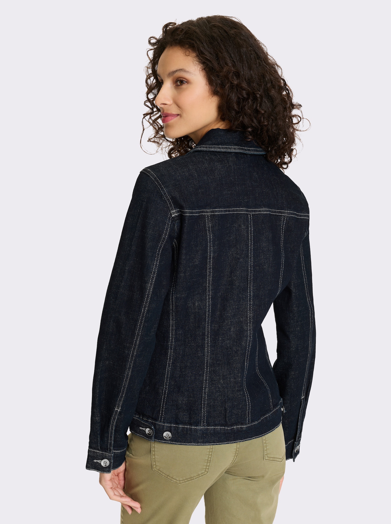 heine Jeansjacke mit 2-Wege-Zipper - dark blue