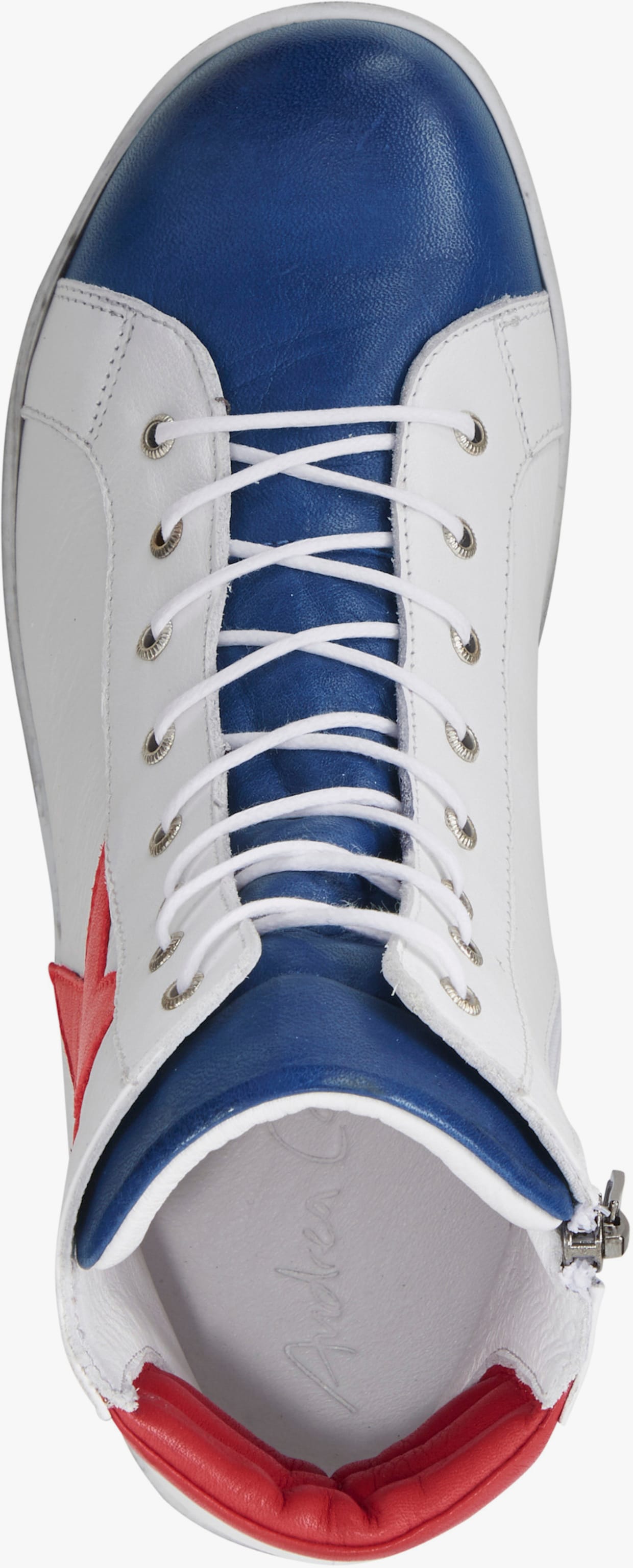 Andrea Conti Sneaker - wit/blauw