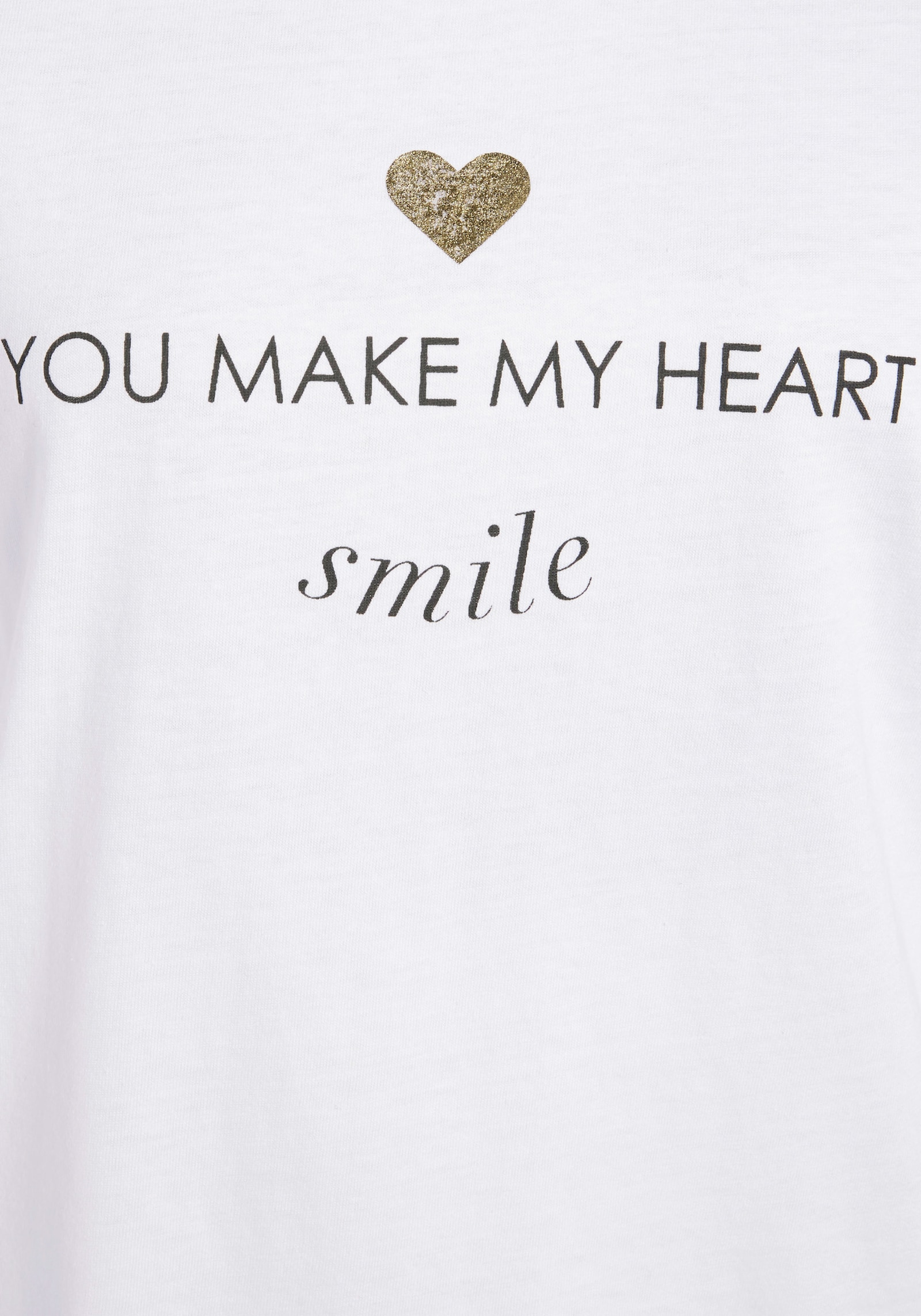 Vivance Dreams Pyjamaoberteil - weiss