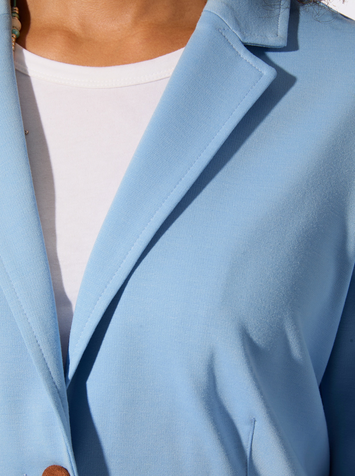 Jerseyblazer - eisblau
