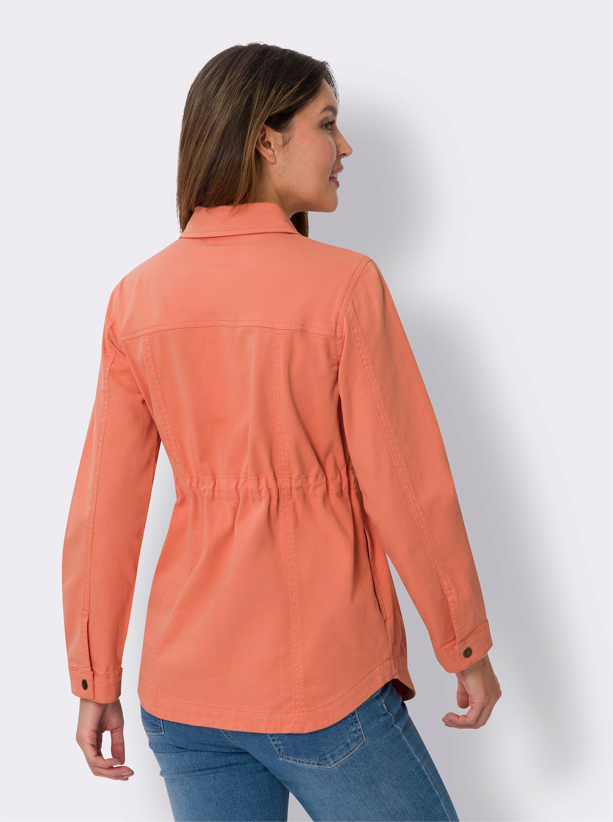 Jeans-Jacke - papaya