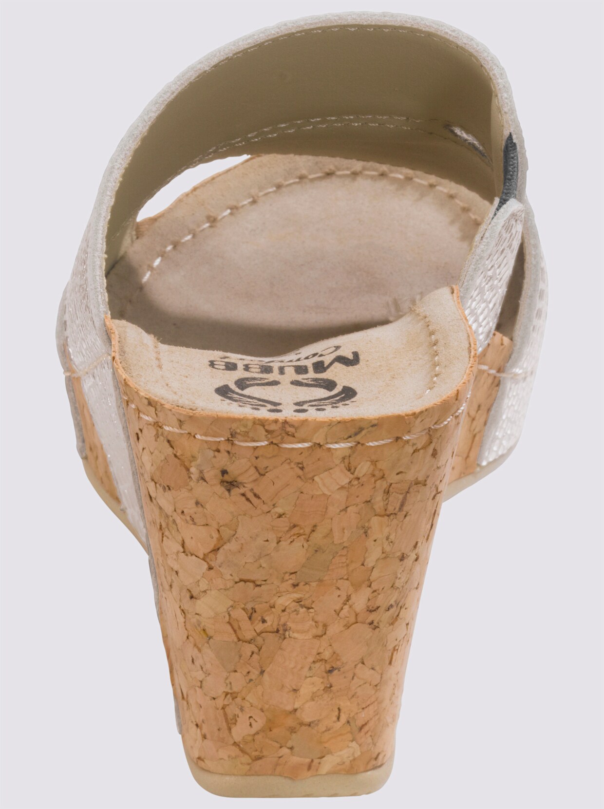 Mubb Pantolette - silberfarben