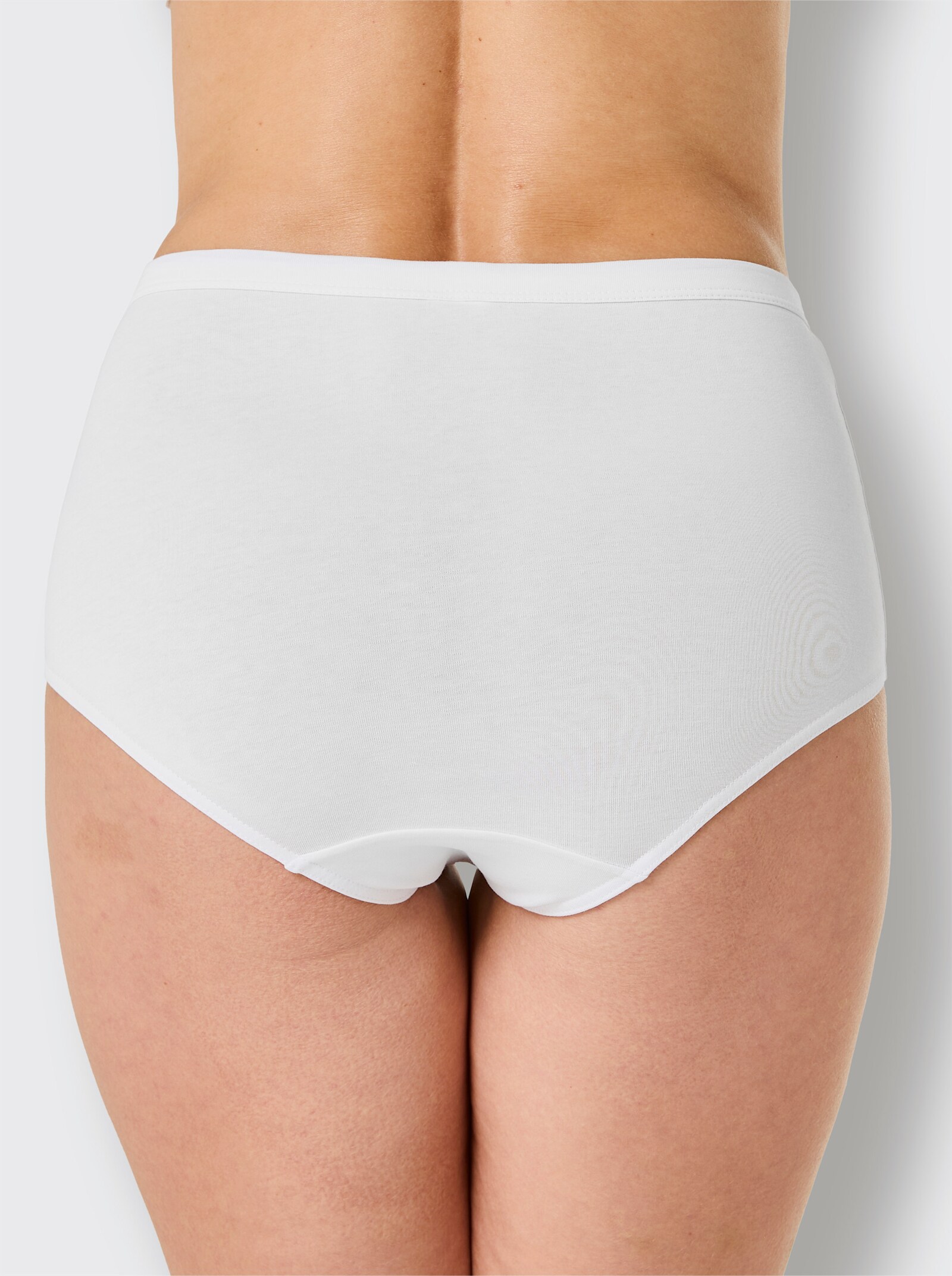 wäschepur Nohavičky so zvýšeným pásom - biela