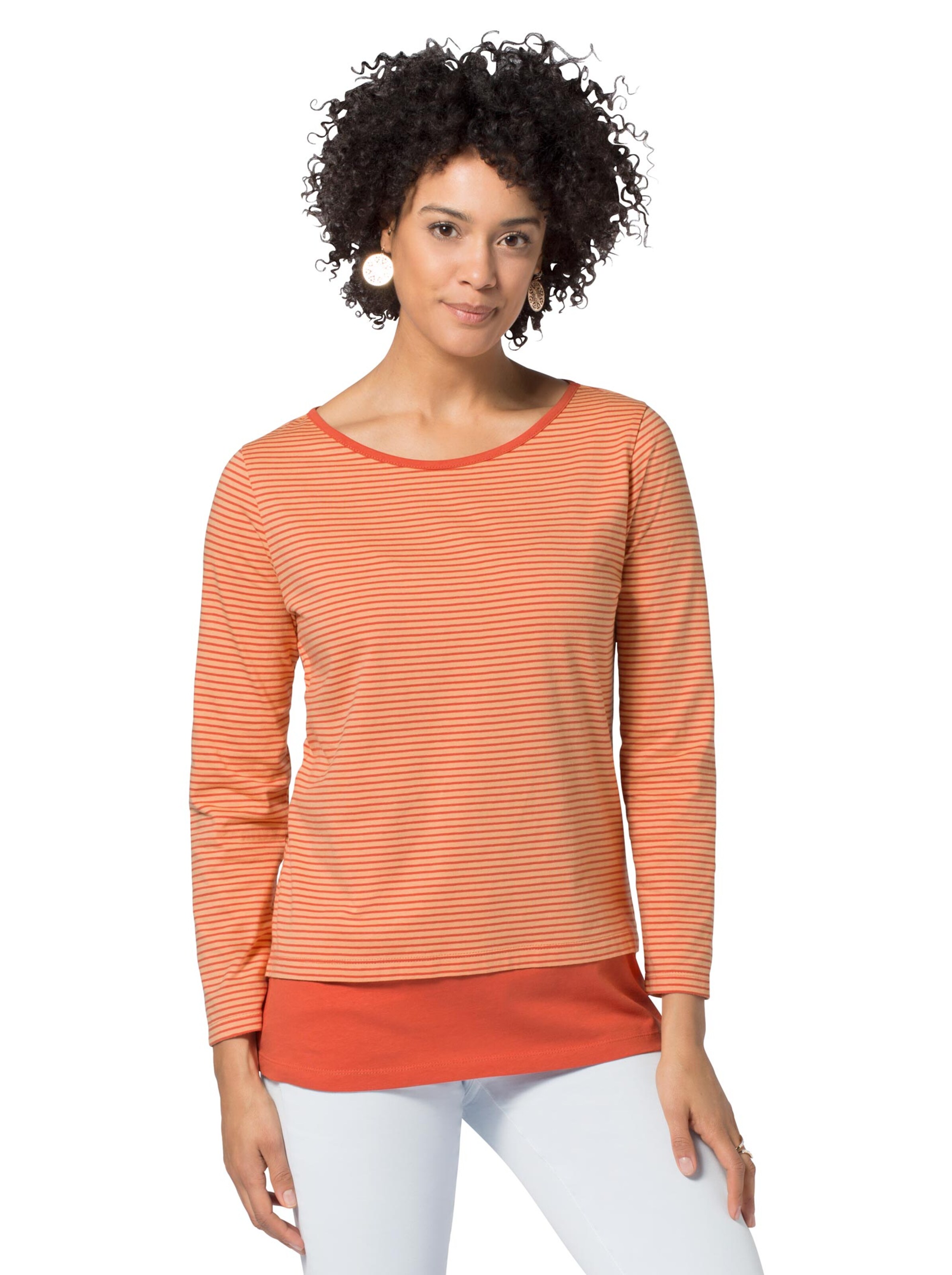 Shirt - terra-geringelt