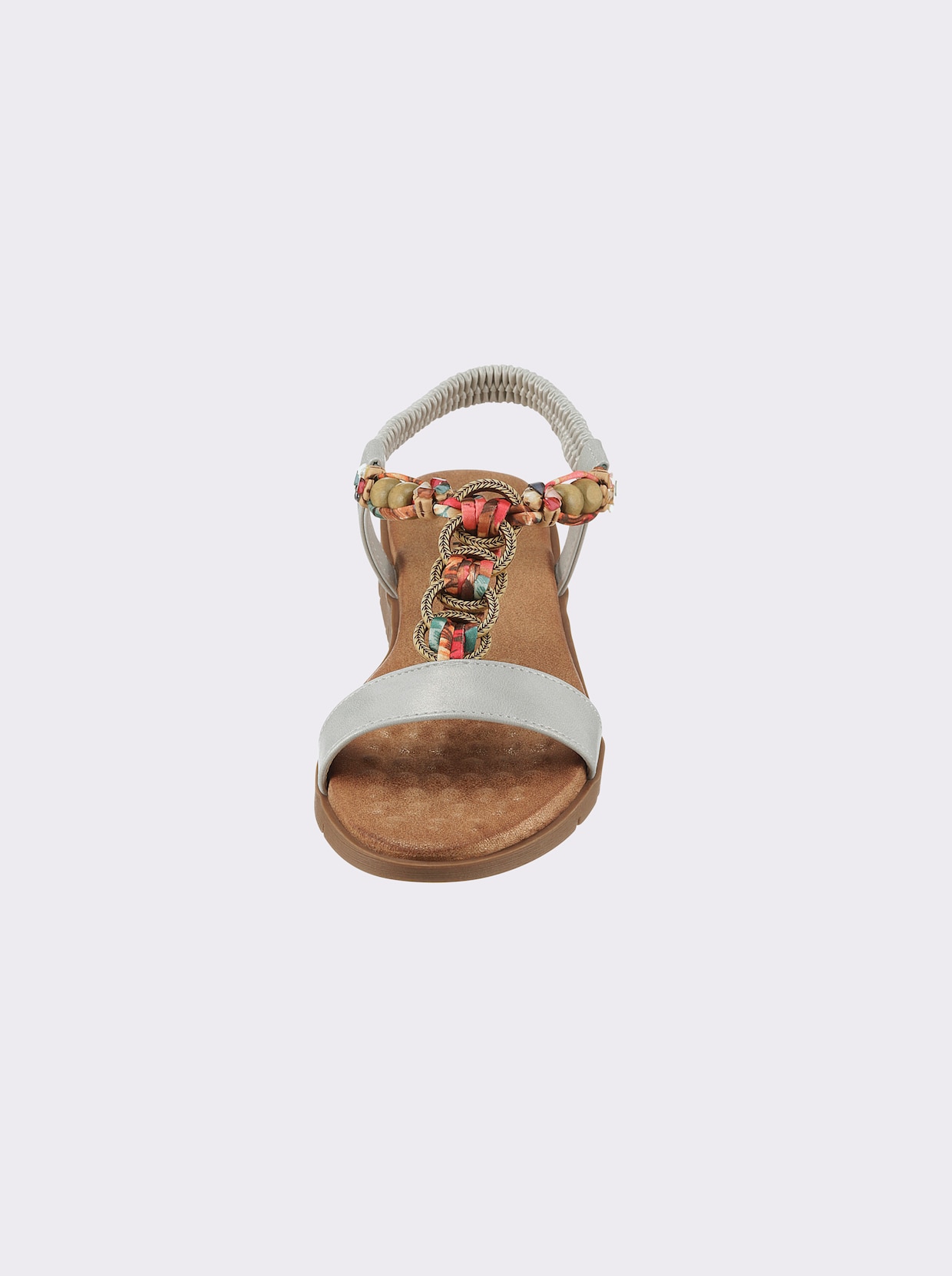 heine Sandales - couleur argent-multicolore