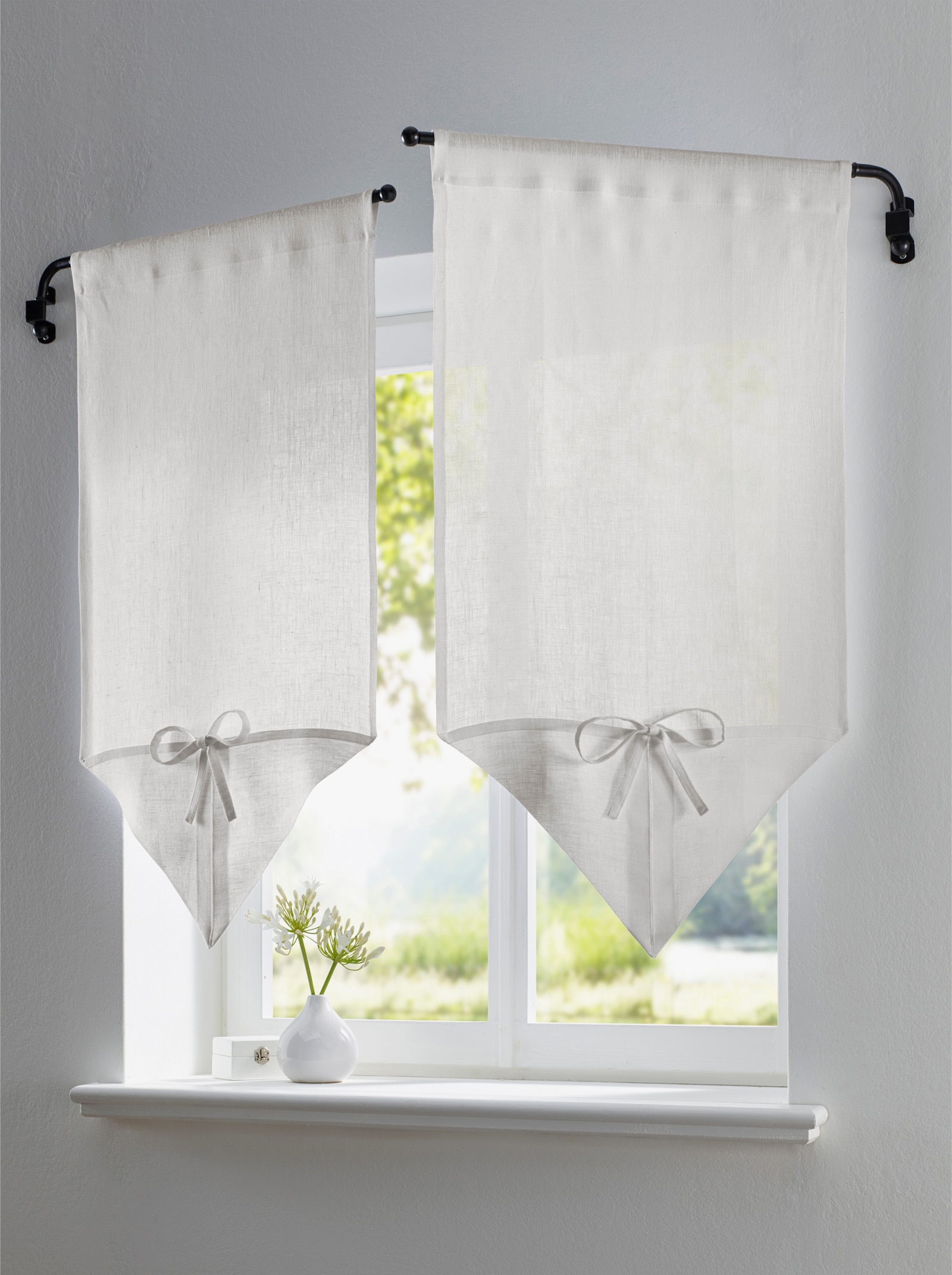 heine home Gardinenstange - schwarz