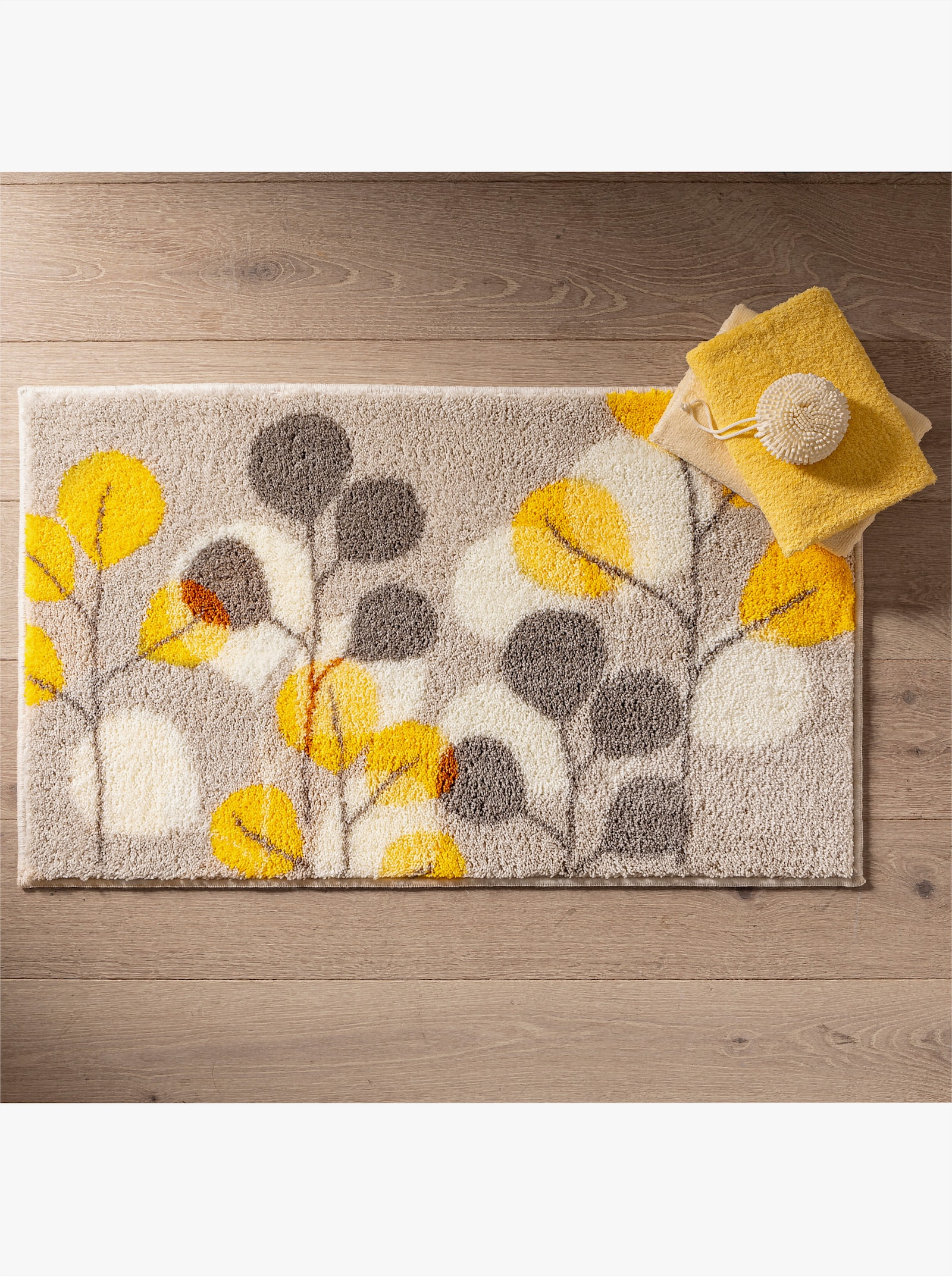 Grund Badmat - taupe/bont