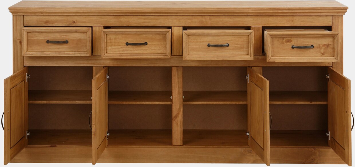 Home affaire Sideboard - natur gebeizt/gewachst