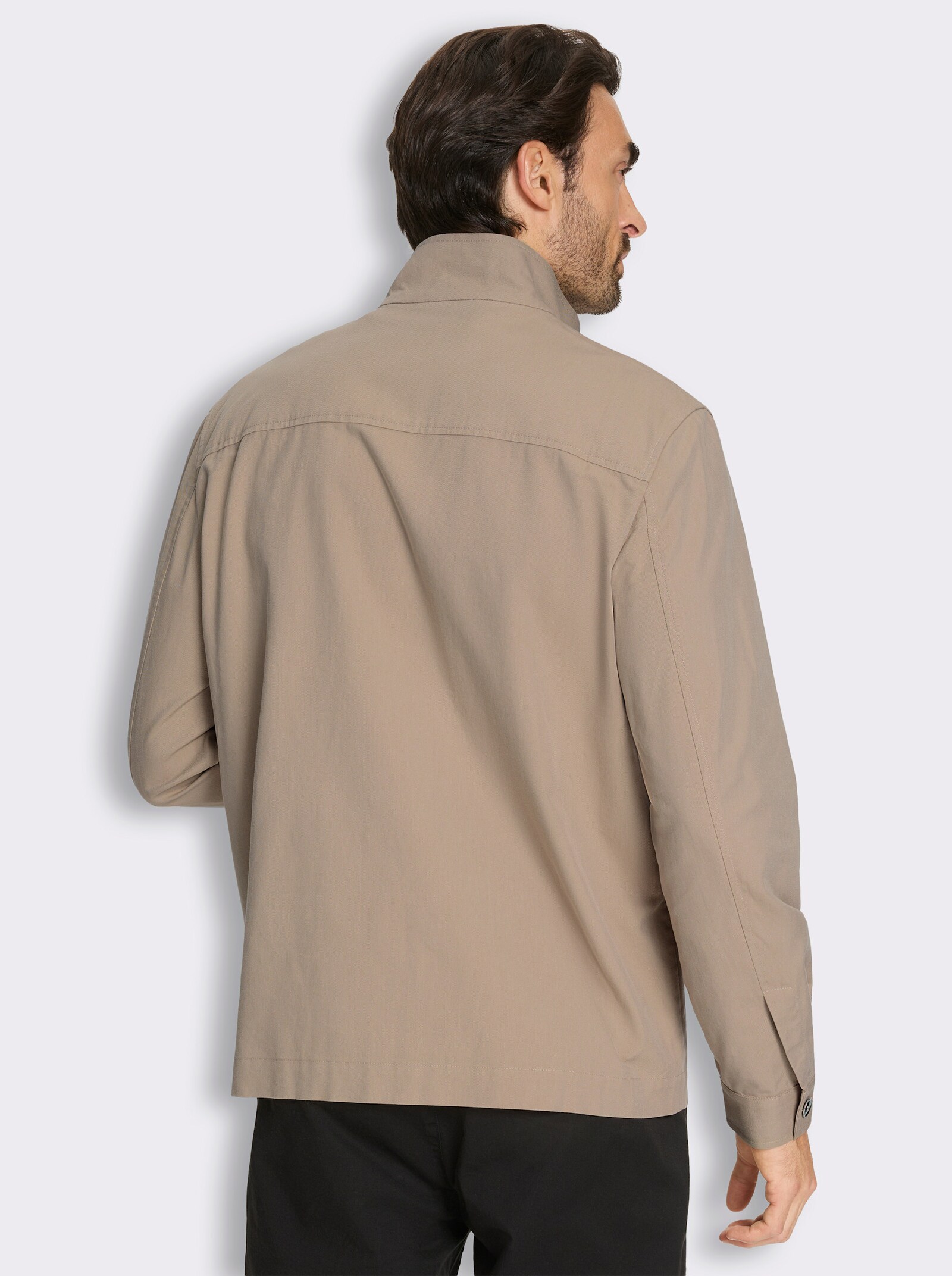 Marco Donati Jacke im Baumwoll-Lyocell-Mix - sesam