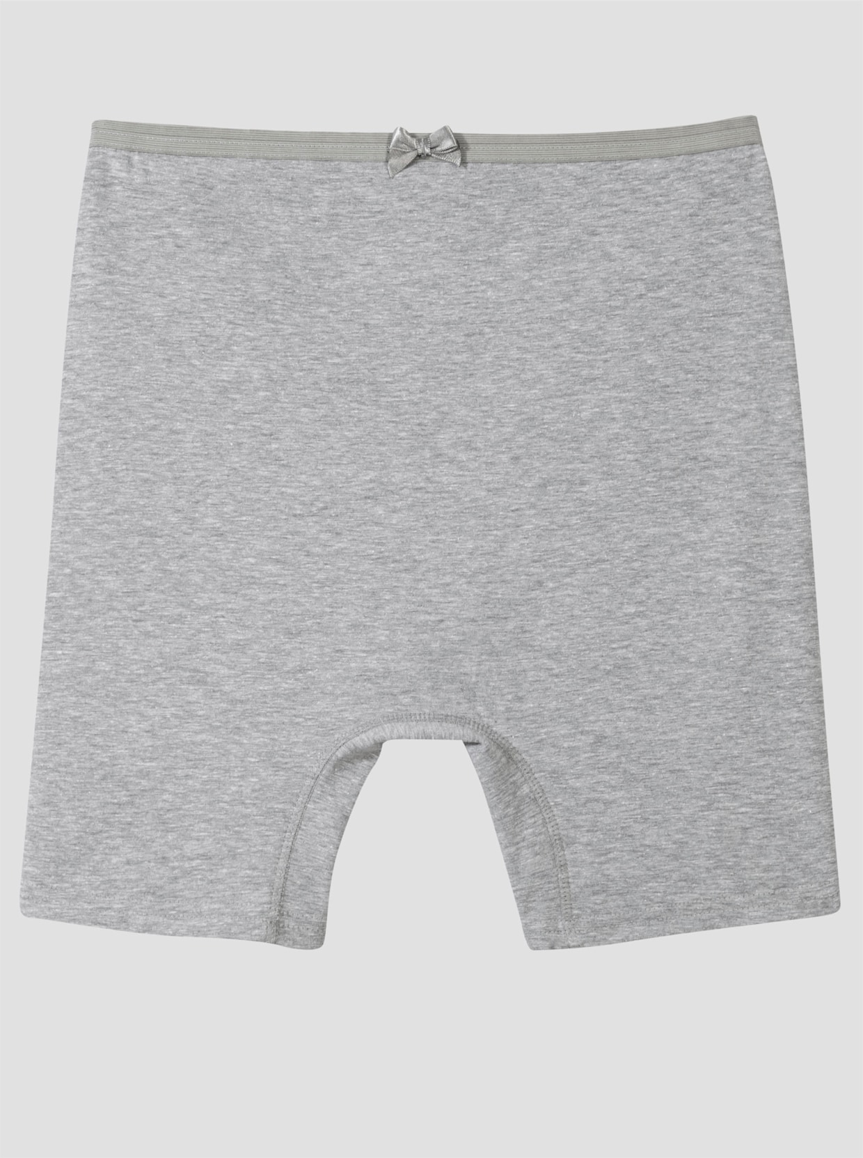 Longpanty - grau-meliert-bedruckt + grau-meliert + altrosa
